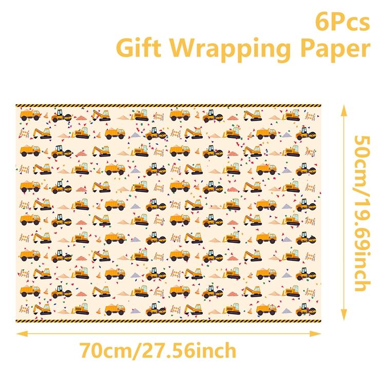6pcs 50*70cm Engineering Vehicle Theme Gift Wrapping Paper Party Gift Decorations Party Favor Birthday Gift Wrapping Supplies світло-сірого кольору
6pcs 50*70cm Engineering Vehicle Theme Gift Wrapping Paper Party Gift Decorations Party Favor Birthday Gift Wrapping Supplies світло-сірого кольору
