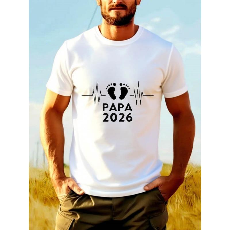 European sizes Men s Black Pregnancy Announcement T-Shirt - Baby Footprint & Heartbeat Monitor Print, Daddy-to-Be Shirt for Expecting Fathers 4XL білий
European sizes Men s Black Pregnancy Announcement T-Shirt - Baby Footprint & Heartbeat Monitor Print, Daddy-to-Be Shirt for Expecting Fathers 4XL білий