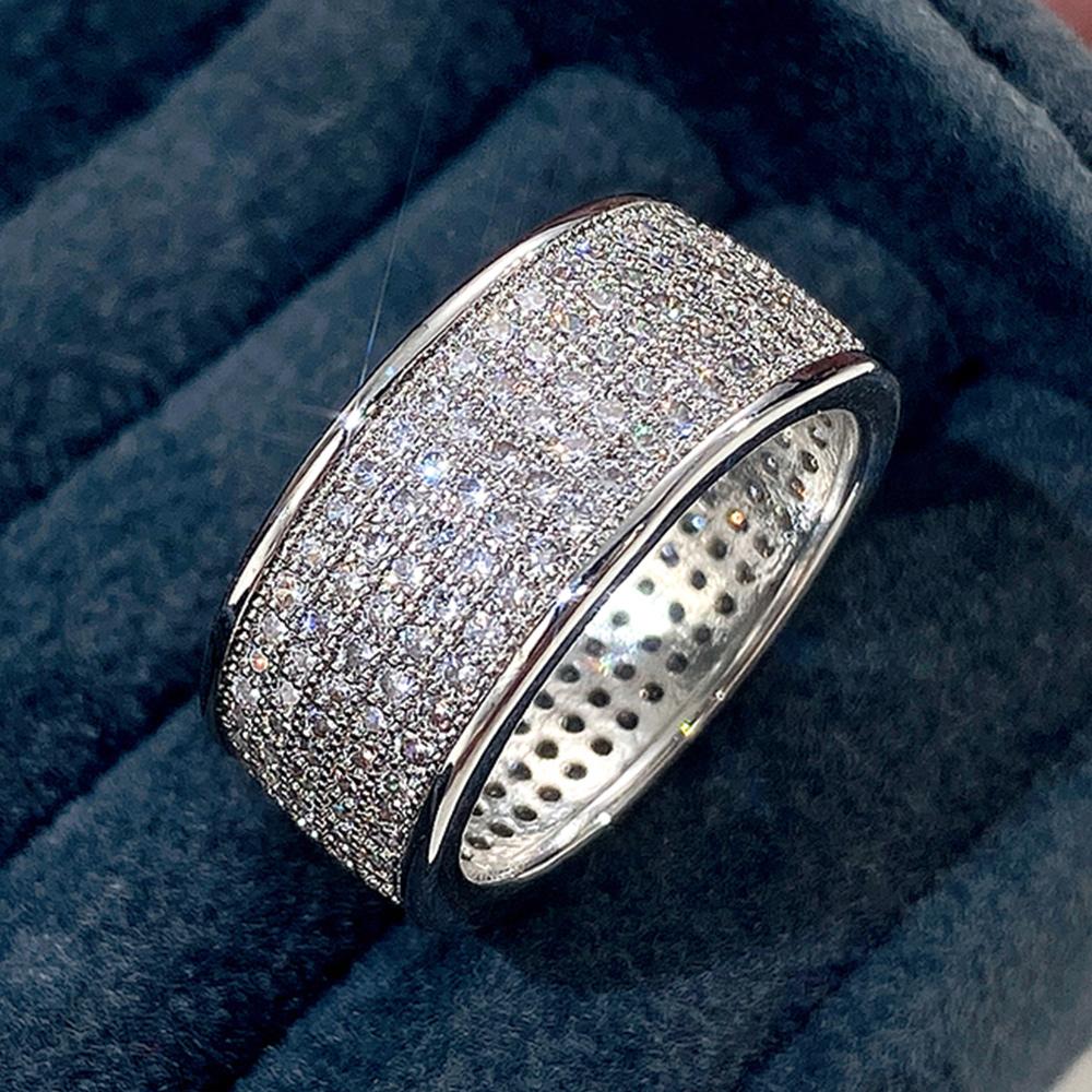 Huitan Trend Sets Rings Zircon for Women Full Paved Brilliant CZ Stone Fashion Finger Accessories Engagement Bands Accessories 8
Huitan Trend Sets Rings Zircon for Women Full Paved Brilliant CZ Stone Fashion Finger Accessories Engagement Bands Accessories 8