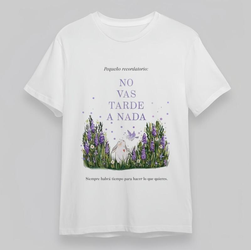 Women s Oversize T-Shirt Spanish Reminder Never Too Late Floral Bunny Cotton Tee L
Women s Oversize T-Shirt Spanish Reminder Never Too Late Floral Bunny Cotton Tee L