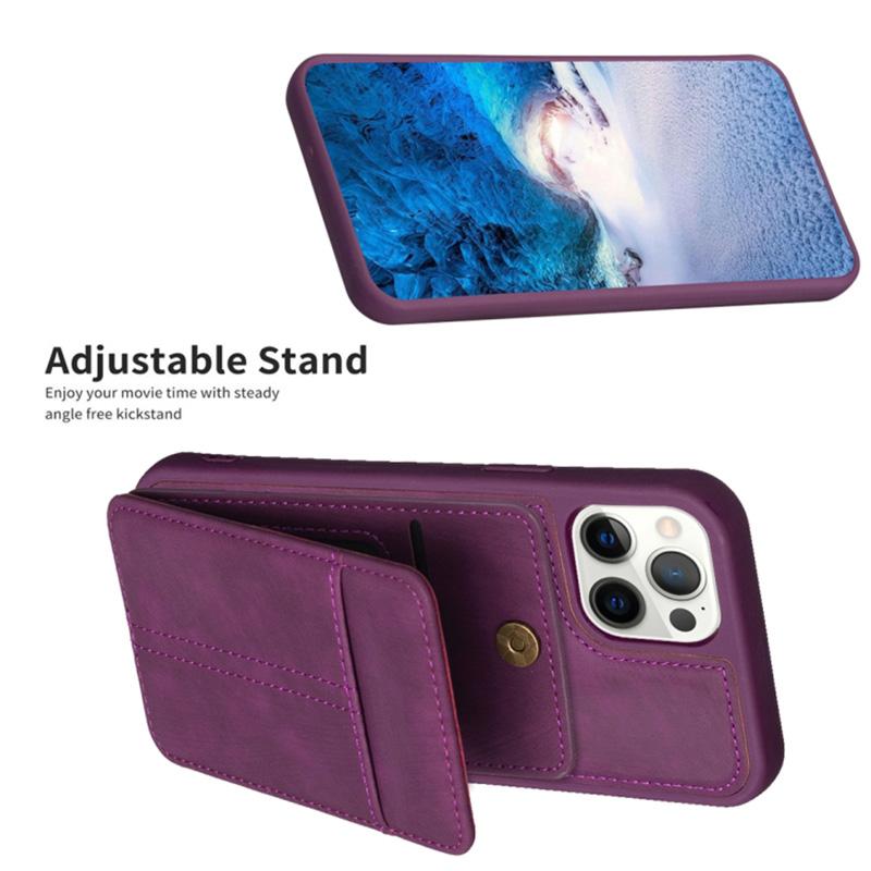 For iPhone 15 PU Leather+TPU Phone Case Matte Shockproof Cell Phone Cover with Card Slot Black
For iPhone 15 PU Leather+TPU Phone Case Matte Shockproof Cell Phone Cover with Card Slot Black