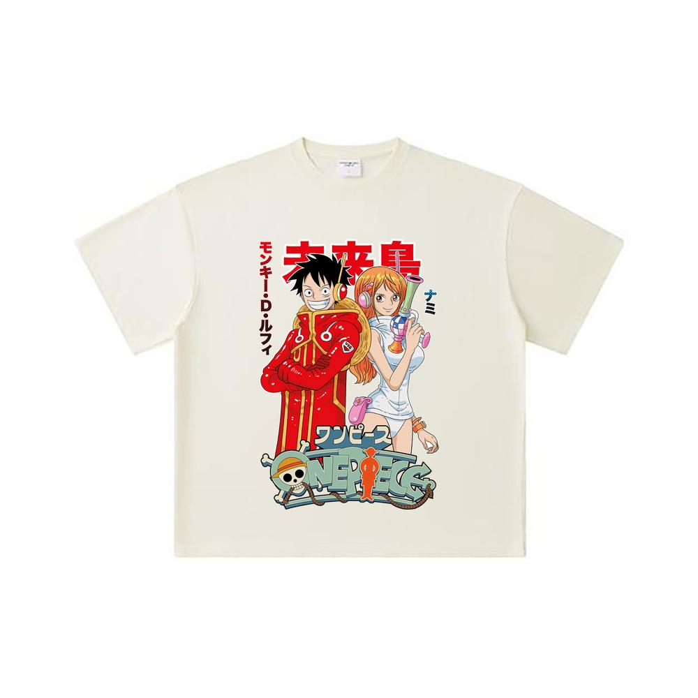 260 GSM Double Yarn 32 Count 100% Cotton One Piece V71 Luffy Nami Egghead Print Unisex Heavy Cotton T Shirt S абрикосовый
260 GSM Double Yarn 32 Count 100% Cotton One Piece V71 Luffy Nami Egghead Print Unisex Heavy Cotton T Shirt S абрикосовый