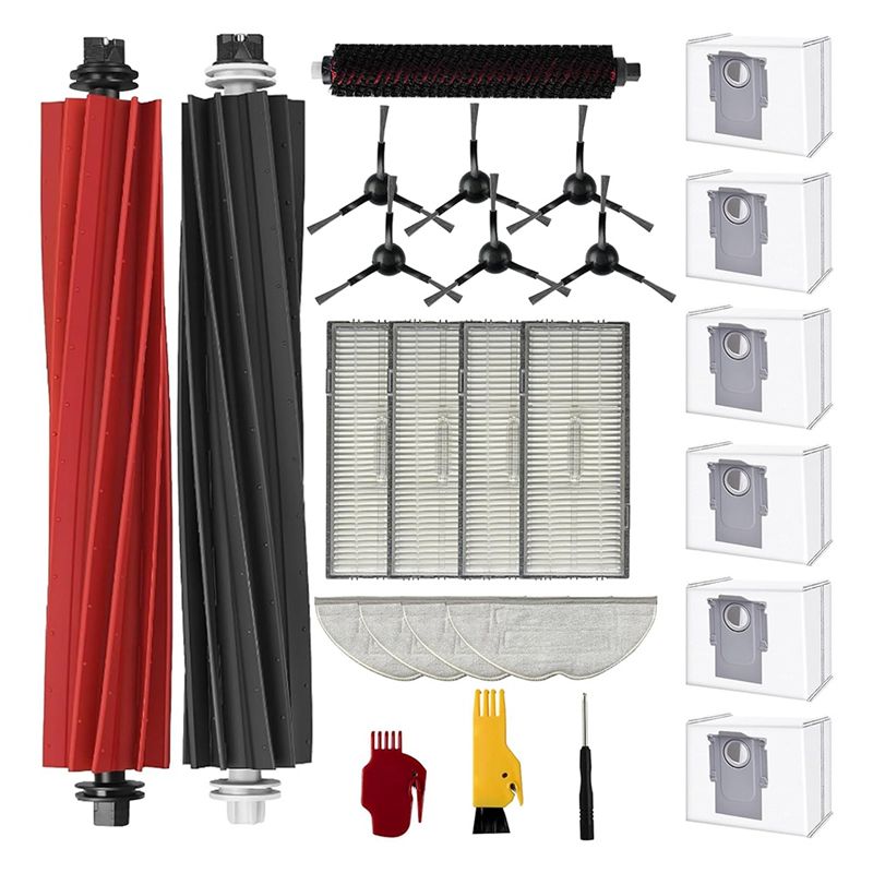 AEE4-Accessories For Roborock S8 Pro Uitra Replacement Parts Robot Vacuum Cleaner Accessory Set With Dust Bags Main Brushes
AEE4-Accessories For Roborock S8 Pro Uitra Replacement Parts Robot Vacuum Cleaner Accessory Set With Dust Bags Main Brushes