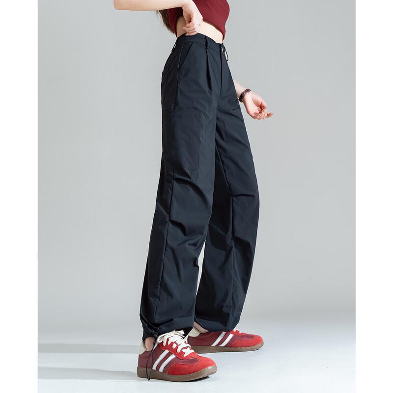 TonLion Women s Thin Loose Pleated Straight-Leg Cargo Pants S
TonLion Women s Thin Loose Pleated Straight-Leg Cargo Pants S