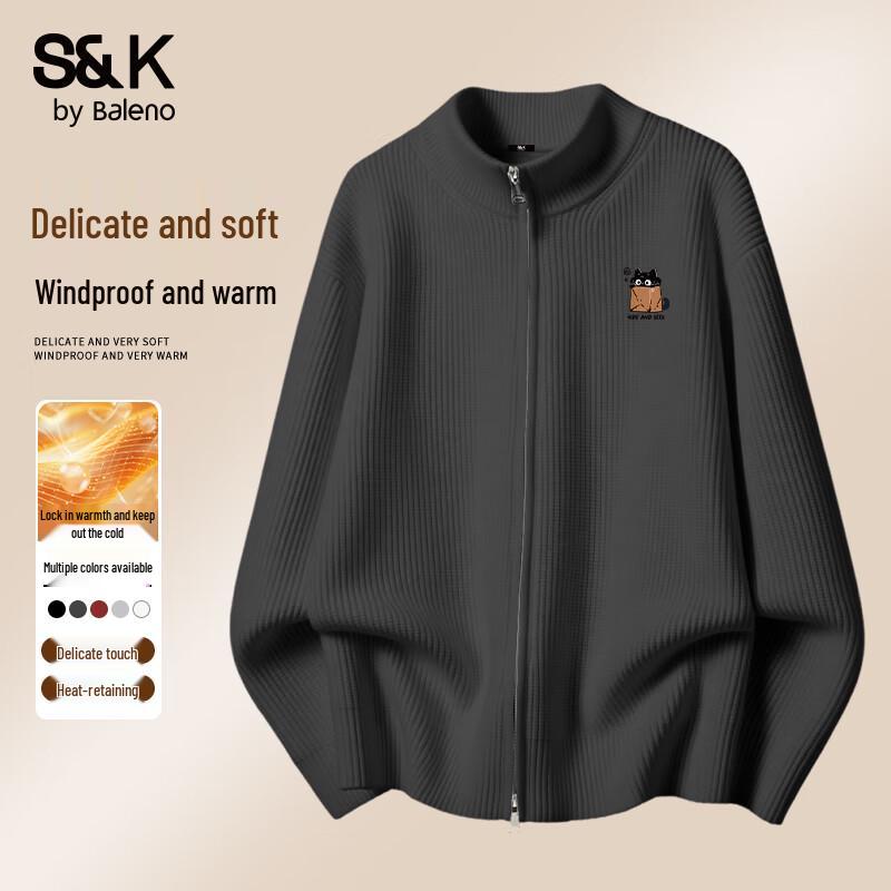 Baleno Men s Stand Collar Knit Cardigan Sweater M
Baleno Men s Stand Collar Knit Cardigan Sweater M