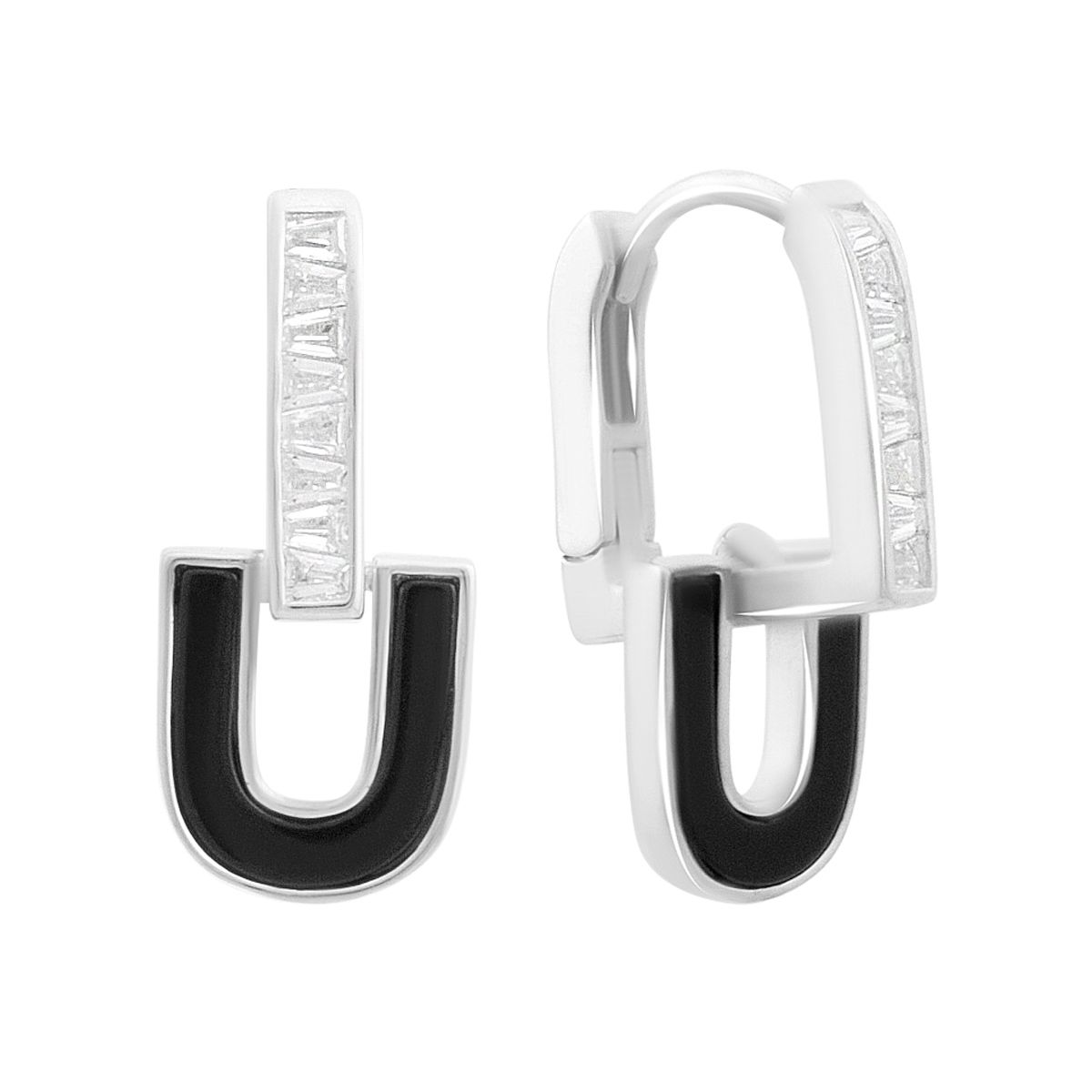 Silver earrings with cubic zirconias, emallu (2198000) білий
Silver earrings with cubic zirconias, emallu (2198000) білий