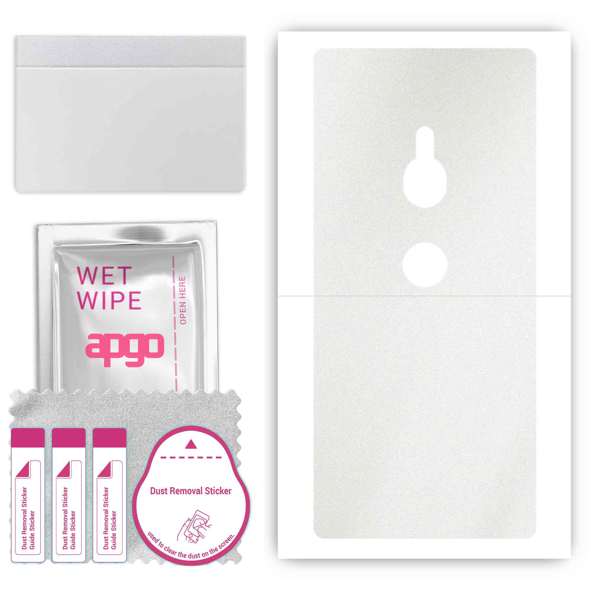apgo Protective Skin Sticker for the back compatible with Sony Xperia XZ2, Wrap Film, Foil, Vinyl - Pattern Matte Transparent
apgo Protective Skin Sticker for the back compatible with Sony Xperia XZ2, Wrap Film, Foil, Vinyl - Pattern Matte Transparent