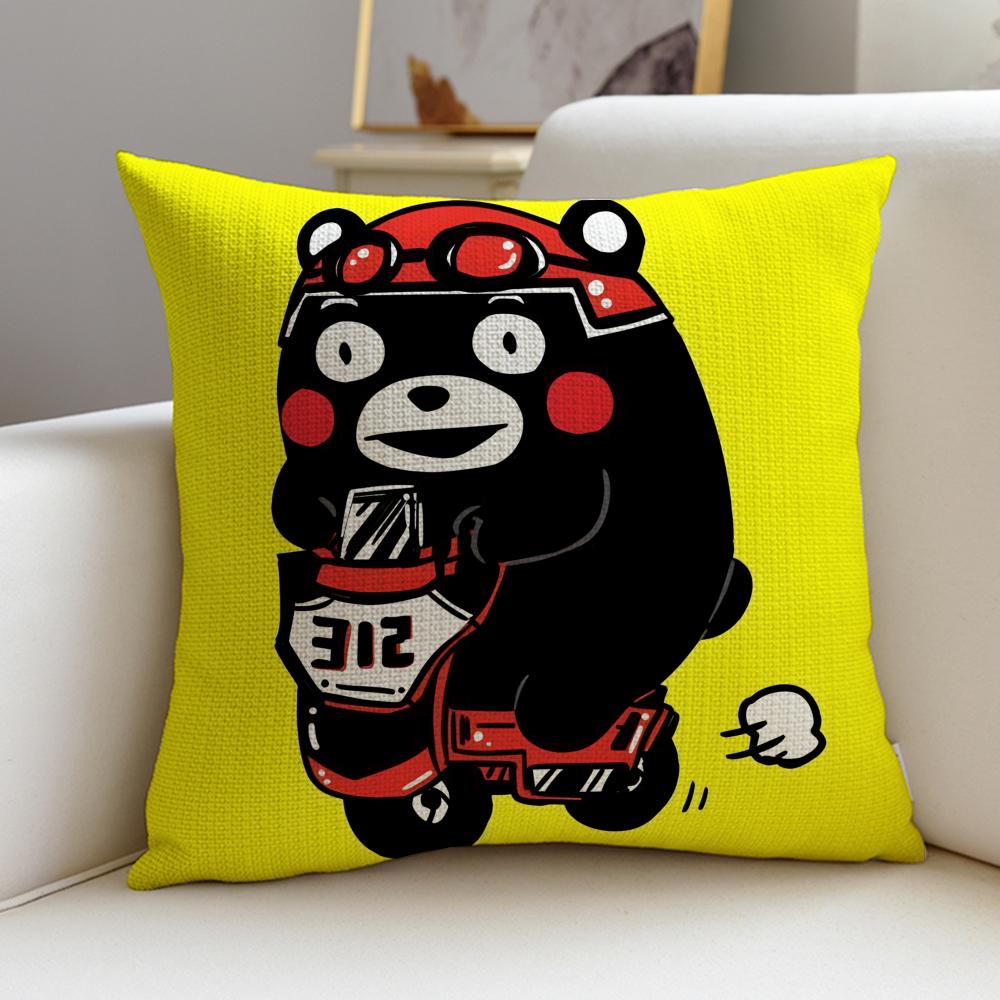 Lovely KKumamonS Cushion Cover Breathable and skinfriendly linen pillowcase square removable and washable cushion 30X30cm
Lovely KKumamonS Cushion Cover Breathable and skinfriendly linen pillowcase square removable and washable cushion 30X30cm