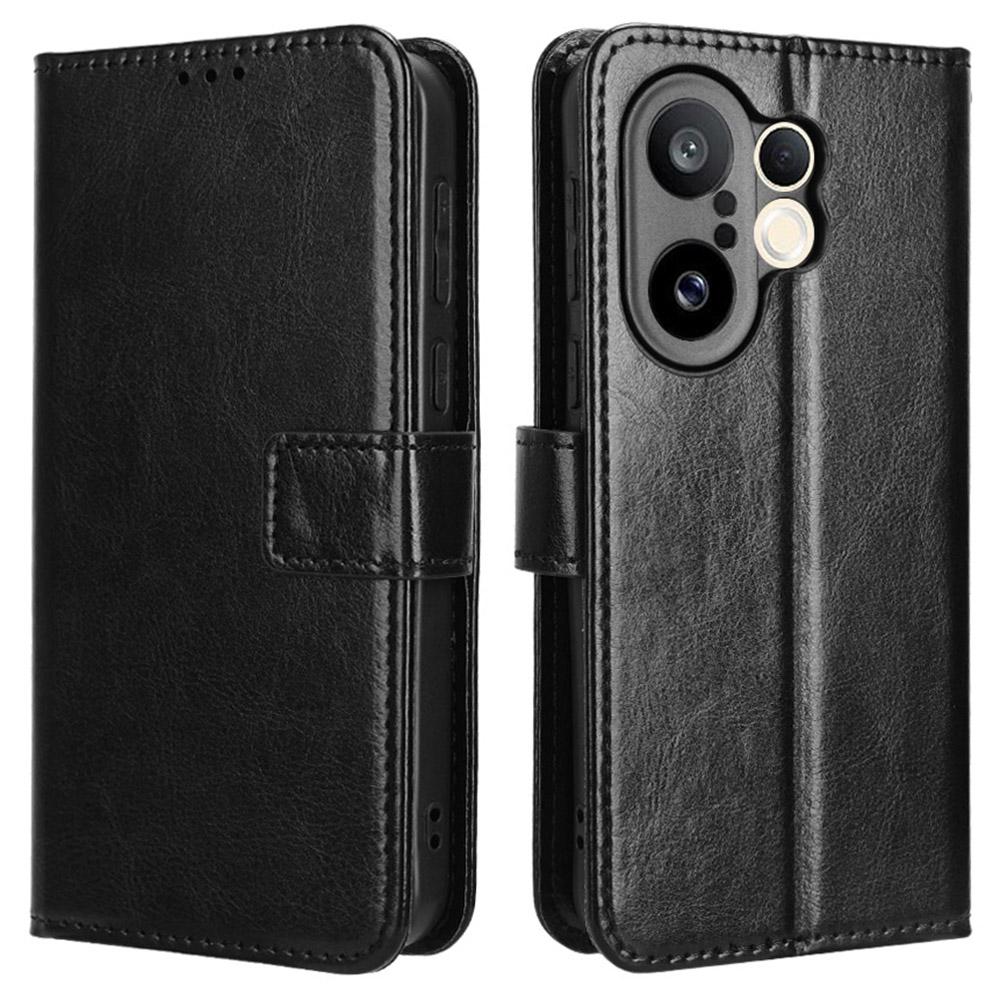 Для vivo X200 FE 5G/S30 Pro mini 5G Чехол из искусственной кожи с ремешком Текстура Crazy Horse Чехол-кошелек для телефона Black
Для vivo X200 FE 5G/S30 Pro mini 5G Чехол из искусственной кожи с ремешком Текстура Crazy Horse Чехол-кошелек для телефона Black