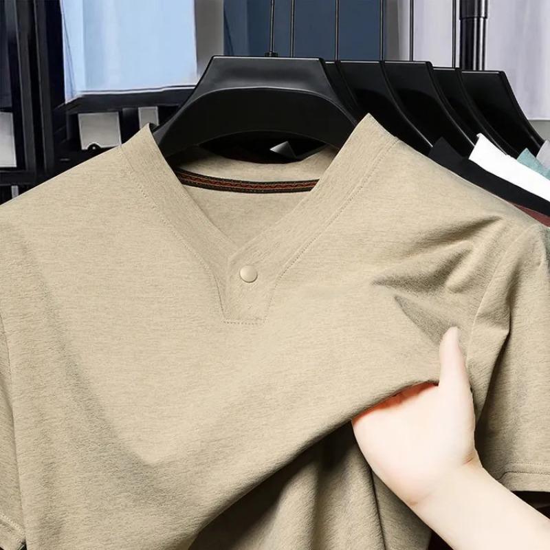 Мужская однотонная рубашка-henley с пуговицами, короткий рукав M хаки
Мужская однотонная рубашка-henley с пуговицами, короткий рукав M хаки