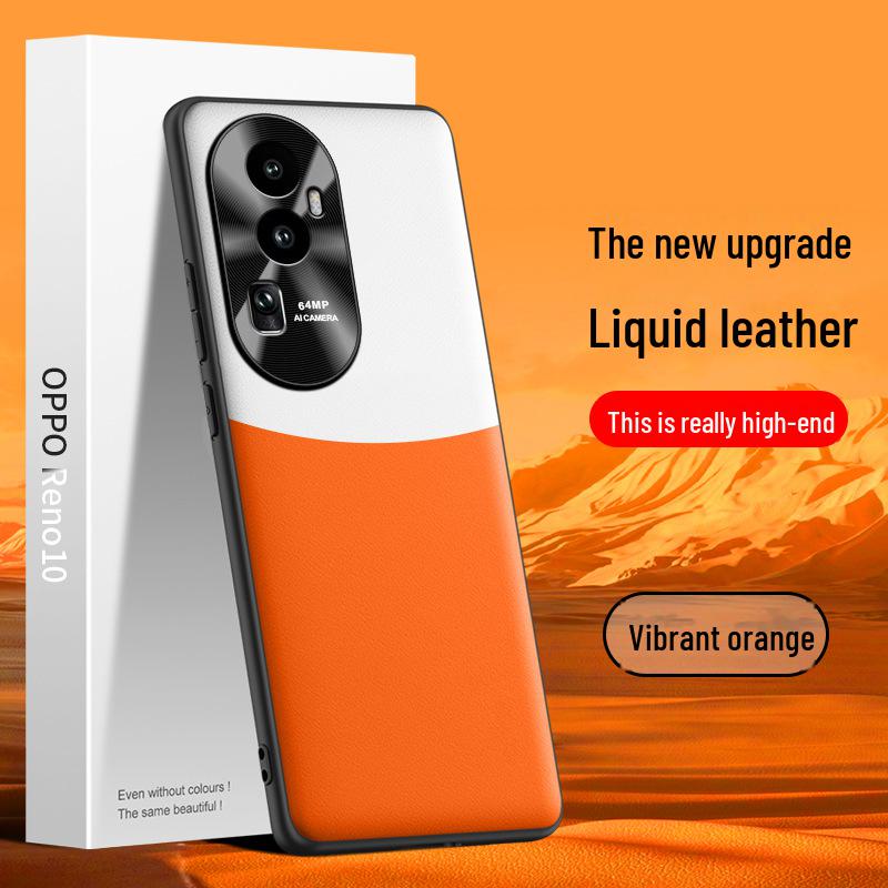 Leather Protective Cover for Oppo Reno10 Mobile Phone - Anti-fall and Anti-fouling, One-piece Ship-ready Oppo Reno10
Leather Protective Cover for Oppo Reno10 Mobile Phone - Anti-fall and Anti-fouling, One-piece Ship-ready Oppo Reno10