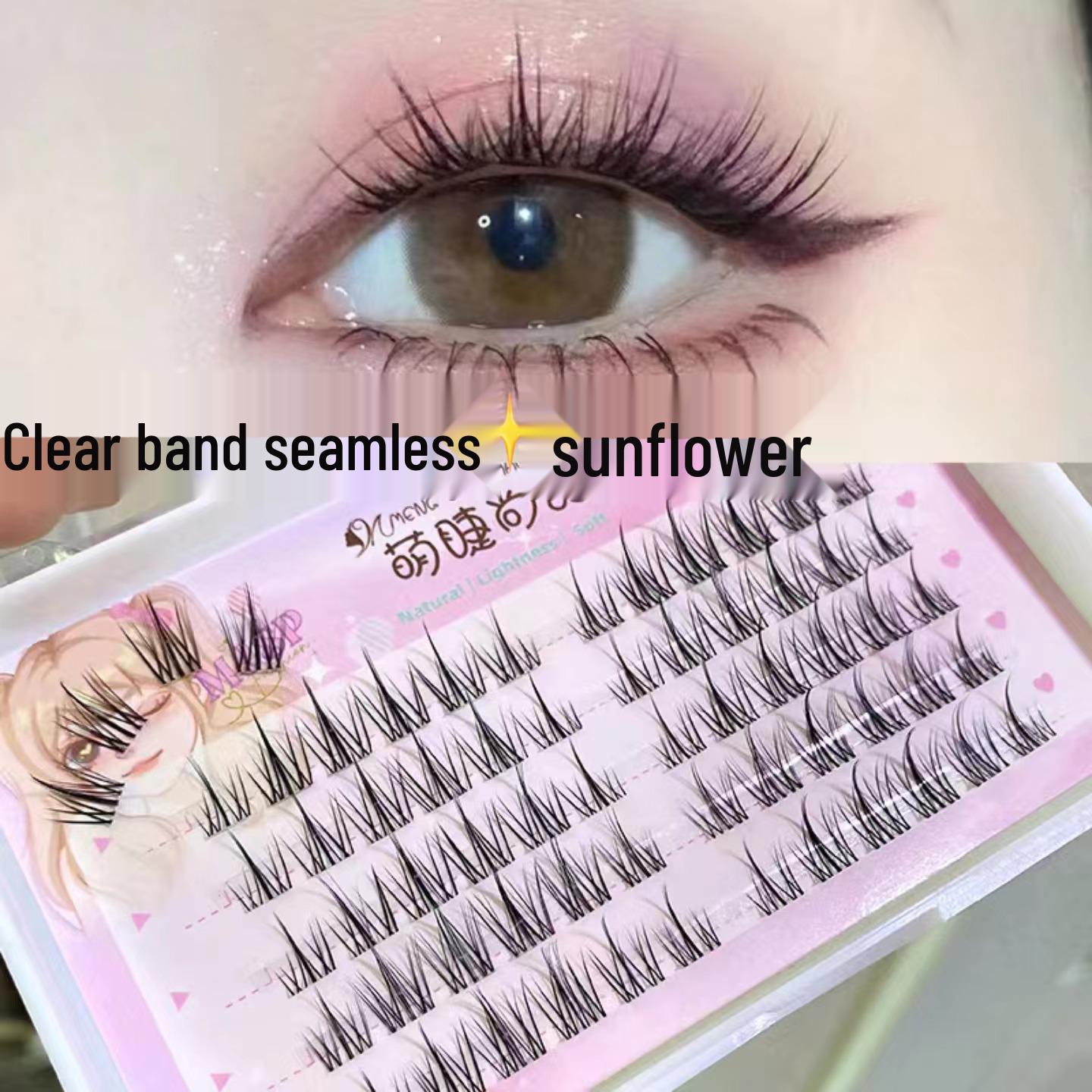 Mengjie Shangpin Clear Stem Seamless Sunflower Nude Makeup False Eyelashes - Natural, Thick, Photogenic Eyelashes
Mengjie Shangpin Clear Stem Seamless Sunflower Nude Makeup False Eyelashes - Natural, Thick, Photogenic Eyelashes