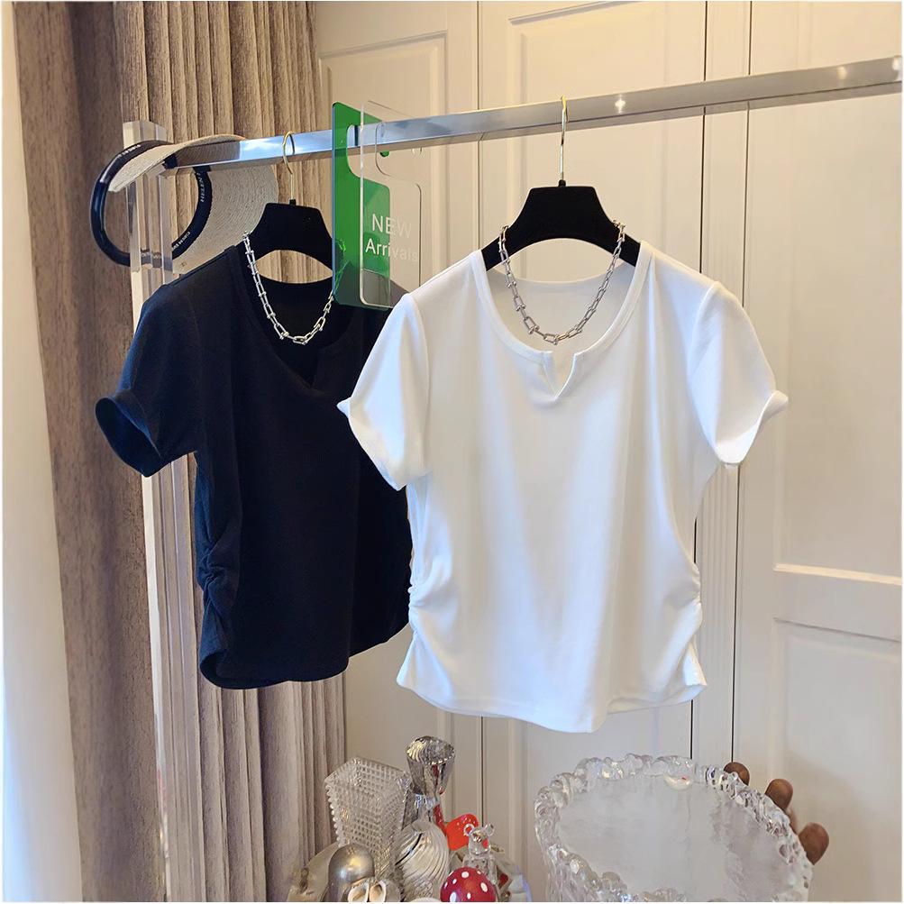 European Design V-Neck Pleated Short-Sleeve Slim Fit Women s T-Shirt – Summer 2025 XL білий
European Design V-Neck Pleated Short-Sleeve Slim Fit Women s T-Shirt – Summer 2025 XL білий