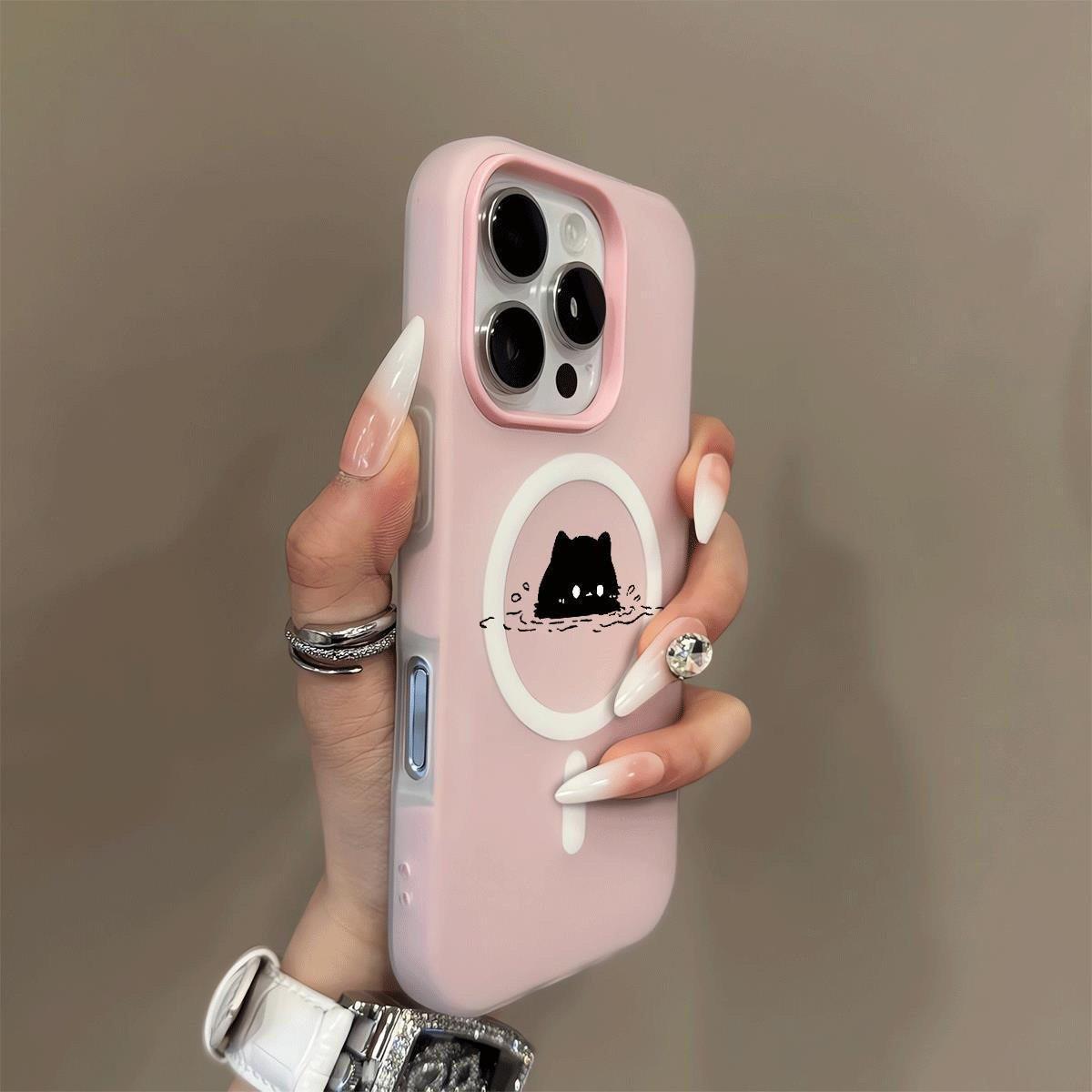 Black Cat Swimming iPhone 17 Pro Max Jelly Case - Dual Layer, Drop-Proof iPhone X/XS
Black Cat Swimming iPhone 17 Pro Max Jelly Case - Dual Layer, Drop-Proof iPhone X/XS