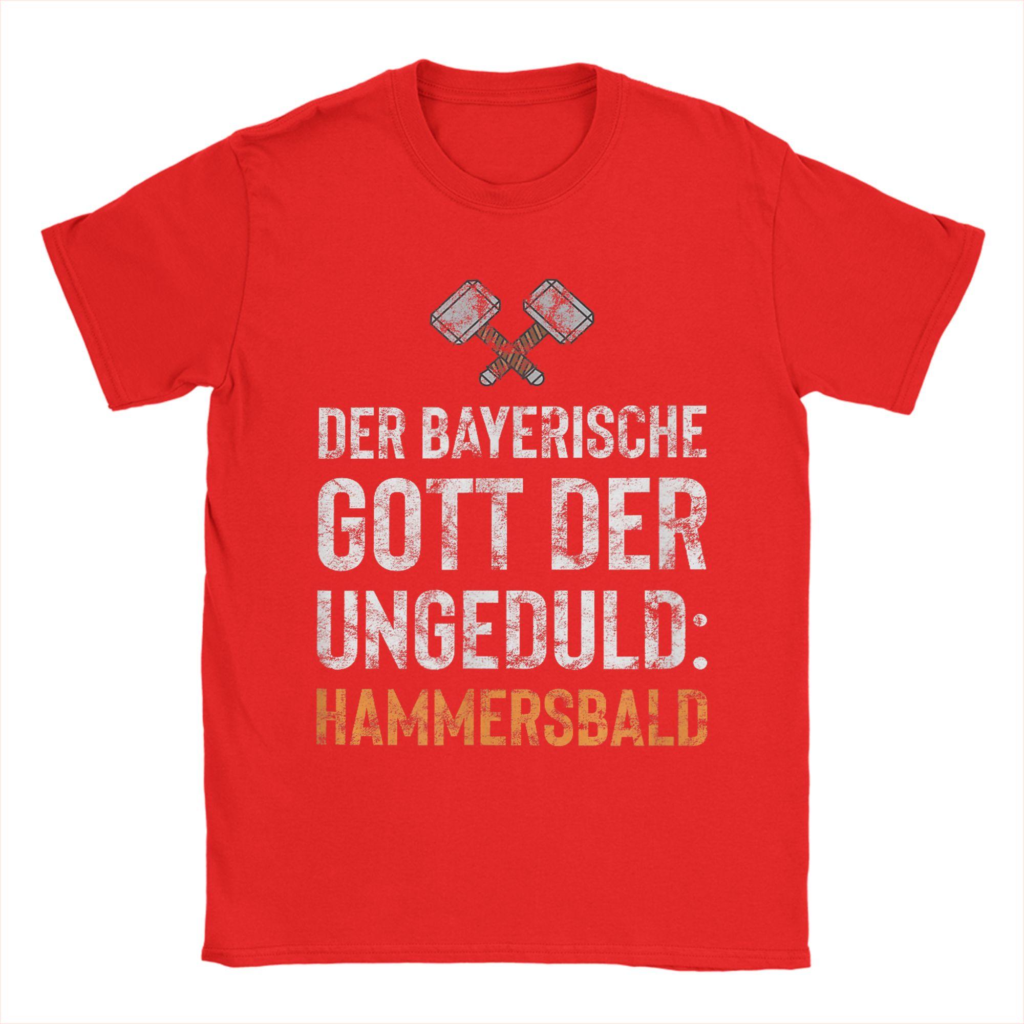 Bavarian God of Impatience Bayern Hammersbald TShirt Men Casual Pure Cotton Tee Shirt Short Sleeve T Shirts Plus Size Clothes S
Bavarian God of Impatience Bayern Hammersbald TShirt Men Casual Pure Cotton Tee Shirt Short Sleeve T Shirts Plus Size Clothes S
