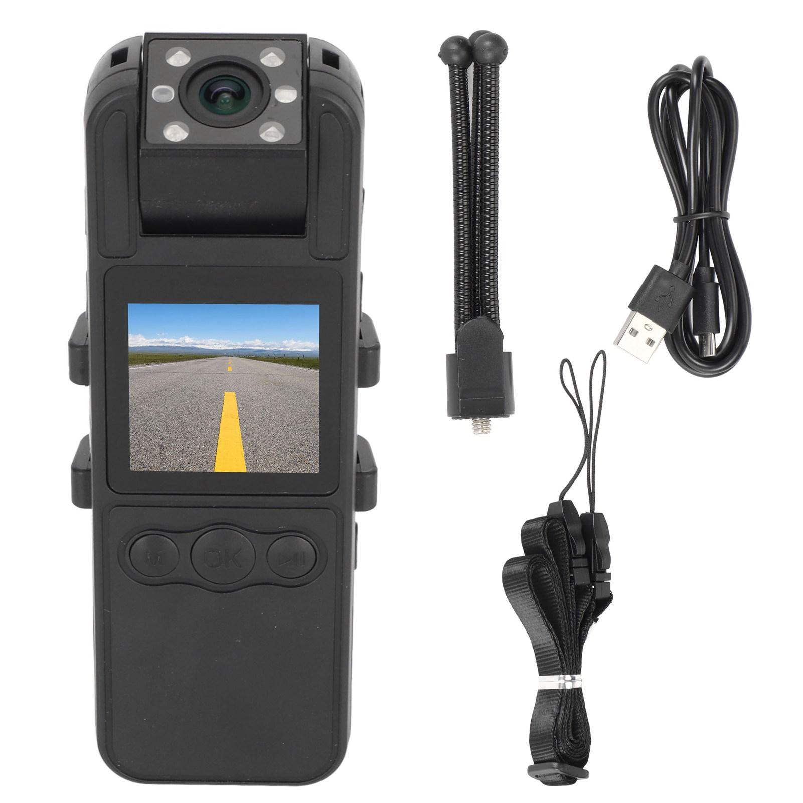 Back Clip Video Recorder 1.3 in Color Screen Type C 670mAh 1920x1080 180 Degree Rotating Lens Night
Back Clip Video Recorder 1.3 in Color Screen Type C 670mAh 1920x1080 180 Degree Rotating Lens Night
