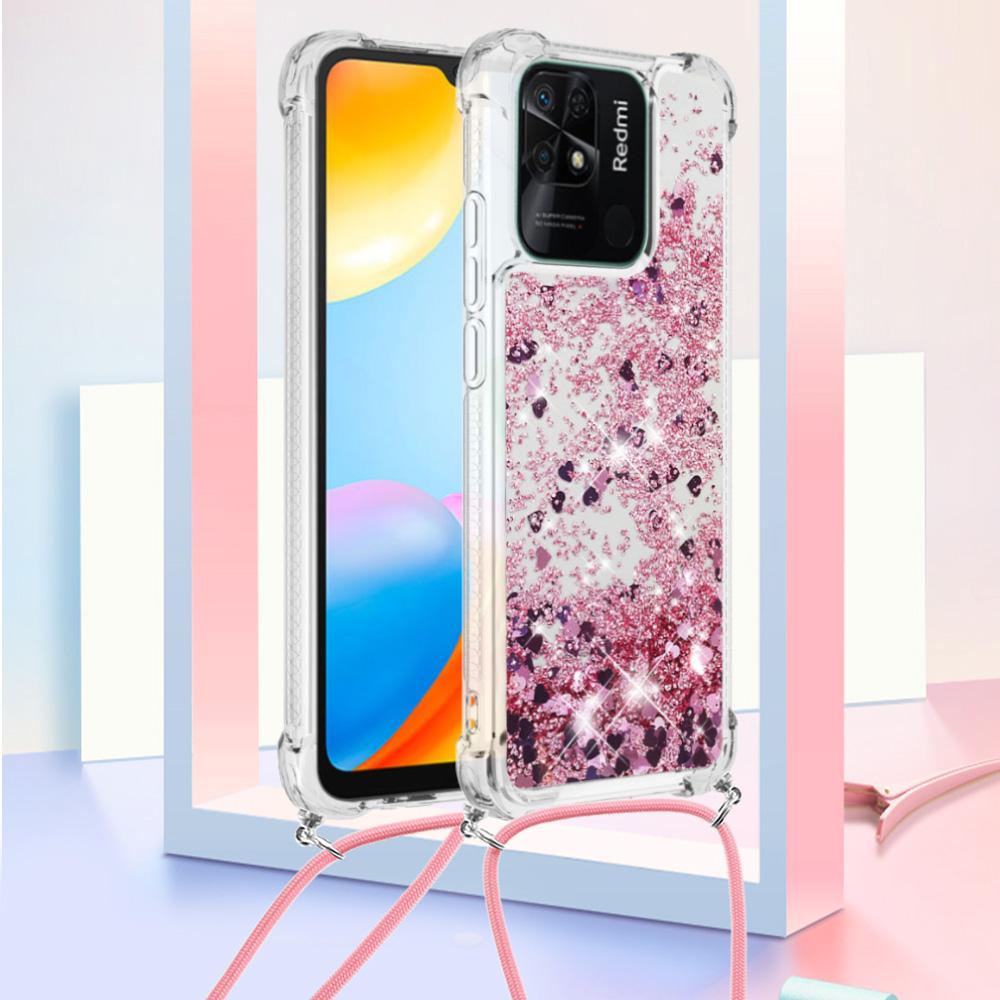 For Xiaomi Redmi 10C 4G TPU Case Quicksand Design Phone Cover with Lanyard Rose Gold/Hearts
For Xiaomi Redmi 10C 4G TPU Case Quicksand Design Phone Cover with Lanyard Rose Gold/Hearts