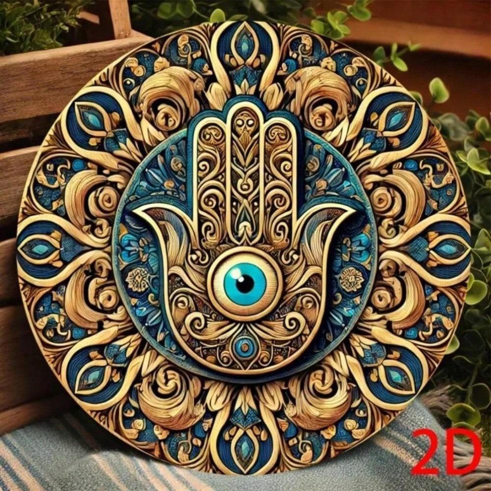 Evileyes Hamsa Hand Mandala Tin Sign 8x8 Inch, Vintage Metal Wall Art for Home Living Room Decor 20x20 різнокольоровий
Evileyes Hamsa Hand Mandala Tin Sign 8x8 Inch, Vintage Metal Wall Art for Home Living Room Decor 20x20 різнокольоровий