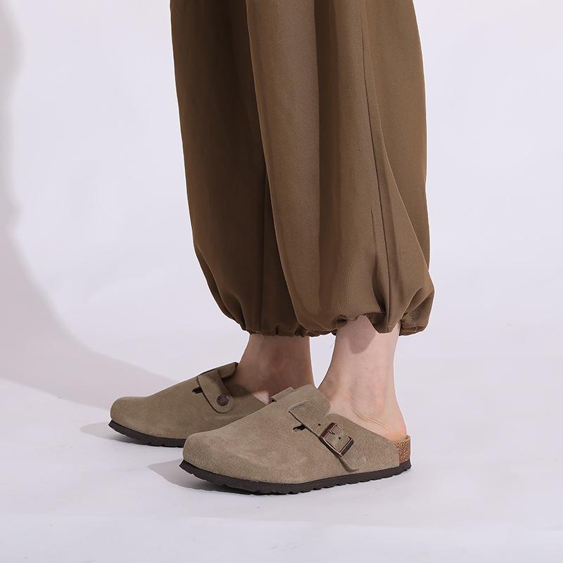 Leather Birkenstocks half-tow thick-soled Birkenstocks bag head cool slippers women wear lazy leather cork half-tow Birkenstocks 35
Leather Birkenstocks half-tow thick-soled Birkenstocks bag head cool slippers women wear lazy leather cork half-tow Birkenstocks 35