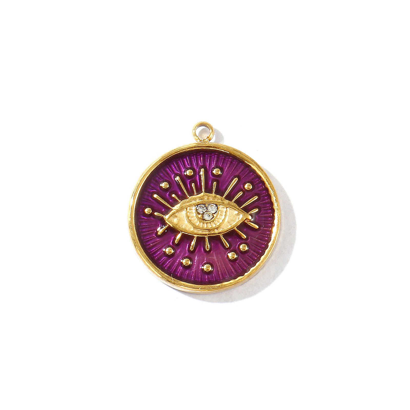 1 Piece 304 Stainless Steel Religious Charms 18K Gold Plated Enamel Clear Rhinestone Eye of God Pendants For DIY Necklace Making
1 Piece 304 Stainless Steel Religious Charms 18K Gold Plated Enamel Clear Rhinestone Eye of God Pendants For DIY Necklace Making
