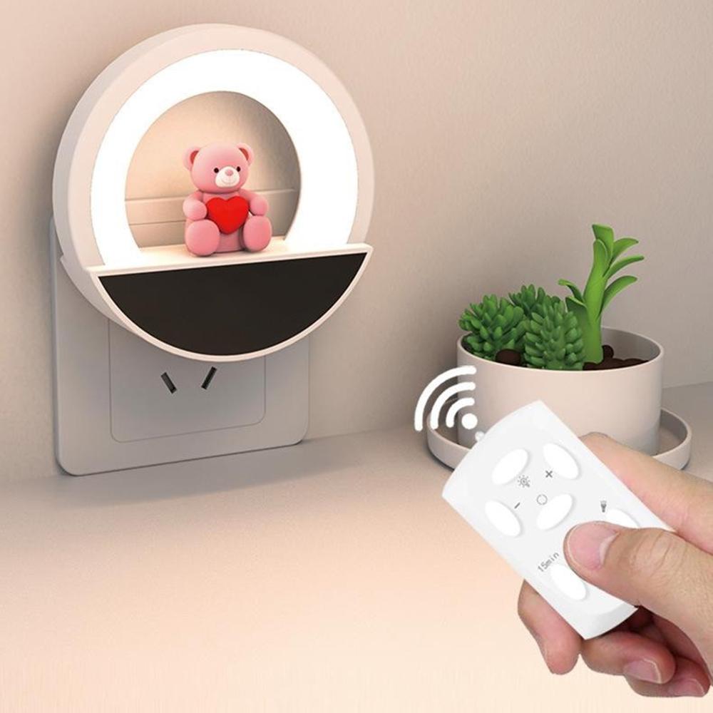 Remote Control Bedside Lamp Ambient Light Bedroom Mood Lighting Plug-In LED Night Light EU Plug
Remote Control Bedside Lamp Ambient Light Bedroom Mood Lighting Plug-In LED Night Light EU Plug