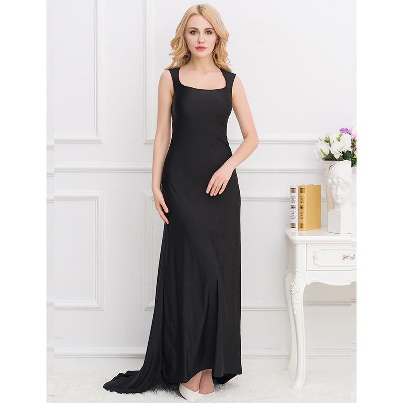 French Hepburn-Style Floor-Length Black Evening Gown - High-End Elegance for Socialite Parties XL
French Hepburn-Style Floor-Length Black Evening Gown - High-End Elegance for Socialite Parties XL