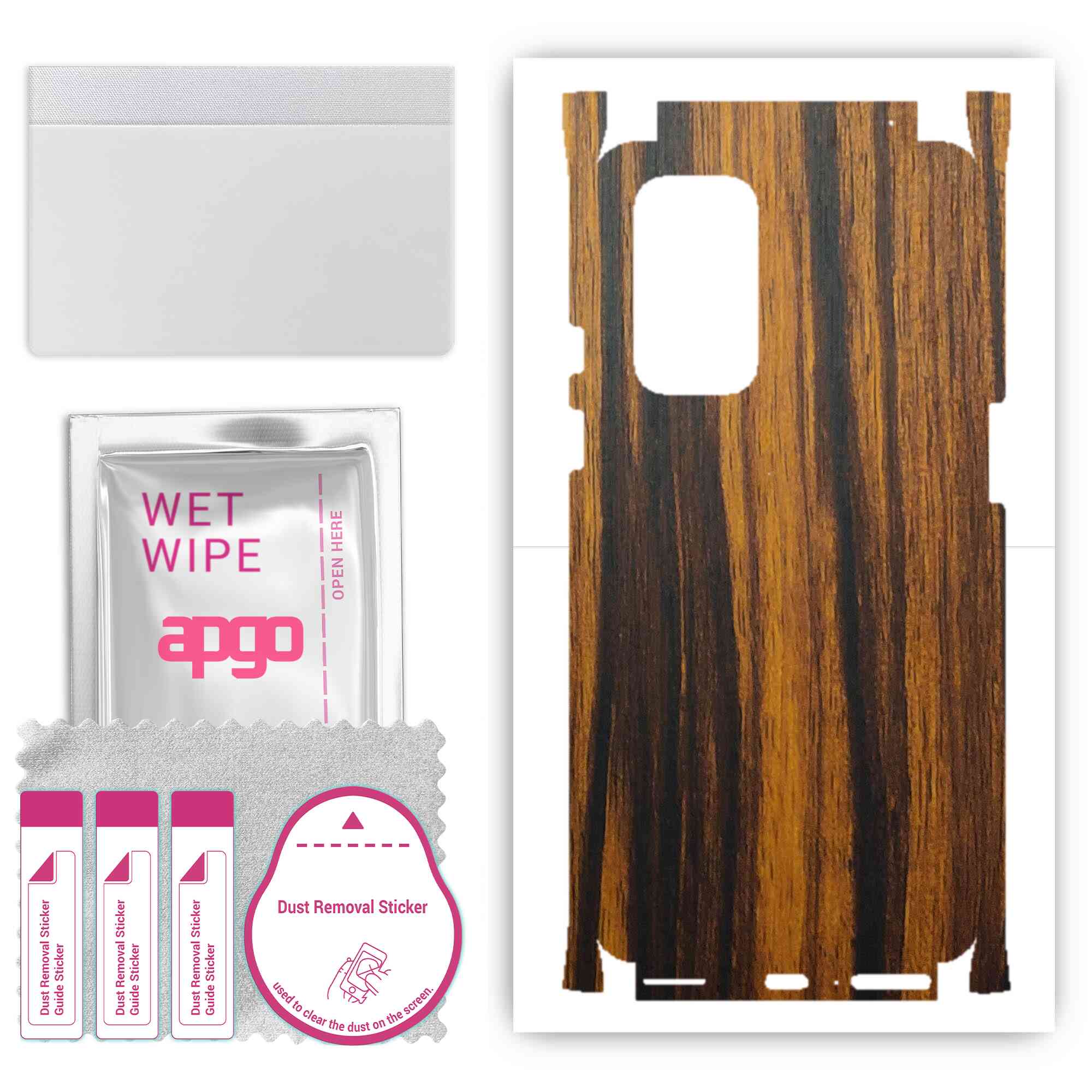 apgo Protective Skin Sticker for the back+sides compatible with OnePlus 9, Full Wrap Film, Foil, Vinyl - Pattern Tigerwood
apgo Protective Skin Sticker for the back+sides compatible with OnePlus 9, Full Wrap Film, Foil, Vinyl - Pattern Tigerwood
