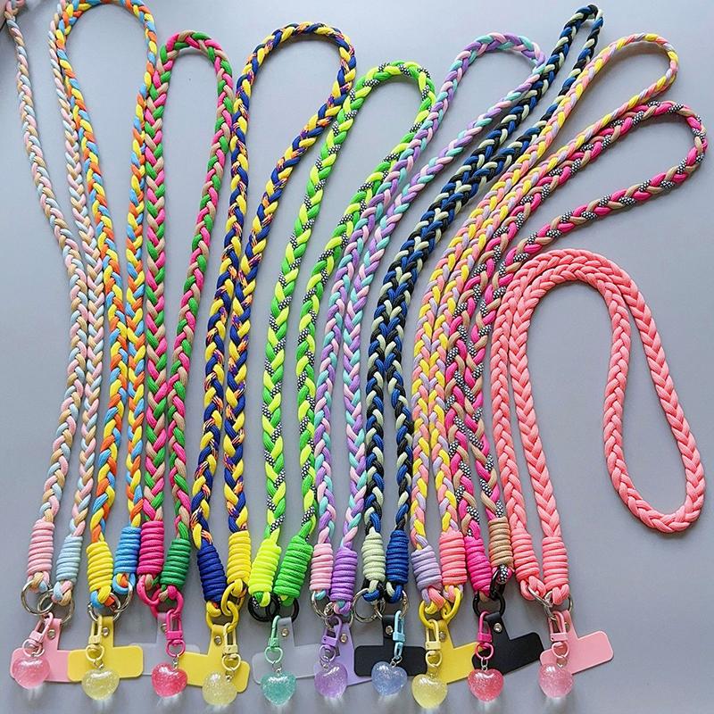 Colorful Anti-Lost Braided Phone Lanyard Crossbody Braided Woven Phone Strap Detachable Crossbody Phone Hanging Rope
Colorful Anti-Lost Braided Phone Lanyard Crossbody Braided Woven Phone Strap Detachable Crossbody Phone Hanging Rope