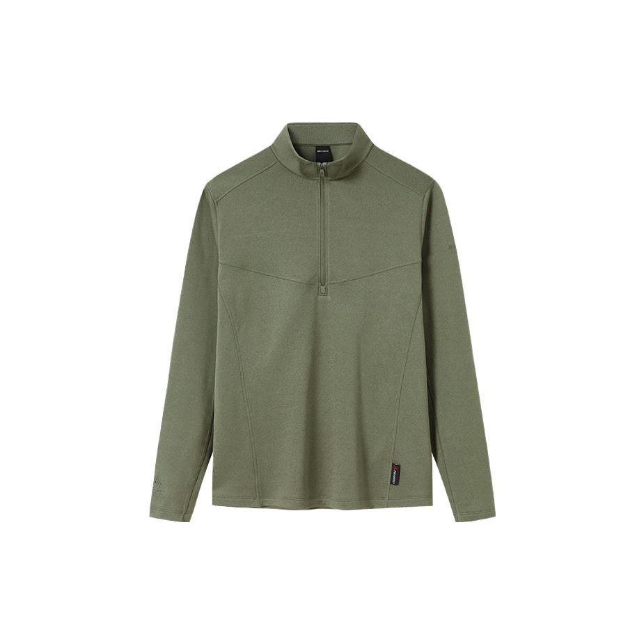 Anta Champion Series Solid Color Half-Zip Stand Collar Long Sleeve T-Shirt Men Tops Muddy-Olive-Green 152340404-4 2XL
Anta Champion Series Solid Color Half-Zip Stand Collar Long Sleeve T-Shirt Men Tops Muddy-Olive-Green 152340404-4 2XL