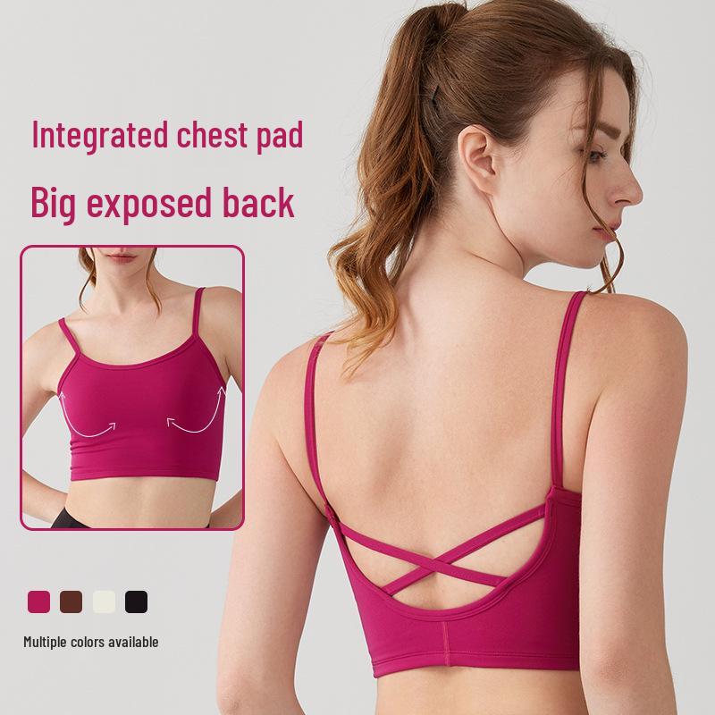 Women s Spaghetti Strap Yoga Tank Top - Shockproof, Fixed Cup, Beautiful Back Camisole for Running and Fitness XL каштановий
Women s Spaghetti Strap Yoga Tank Top - Shockproof, Fixed Cup, Beautiful Back Camisole for Running and Fitness XL каштановий