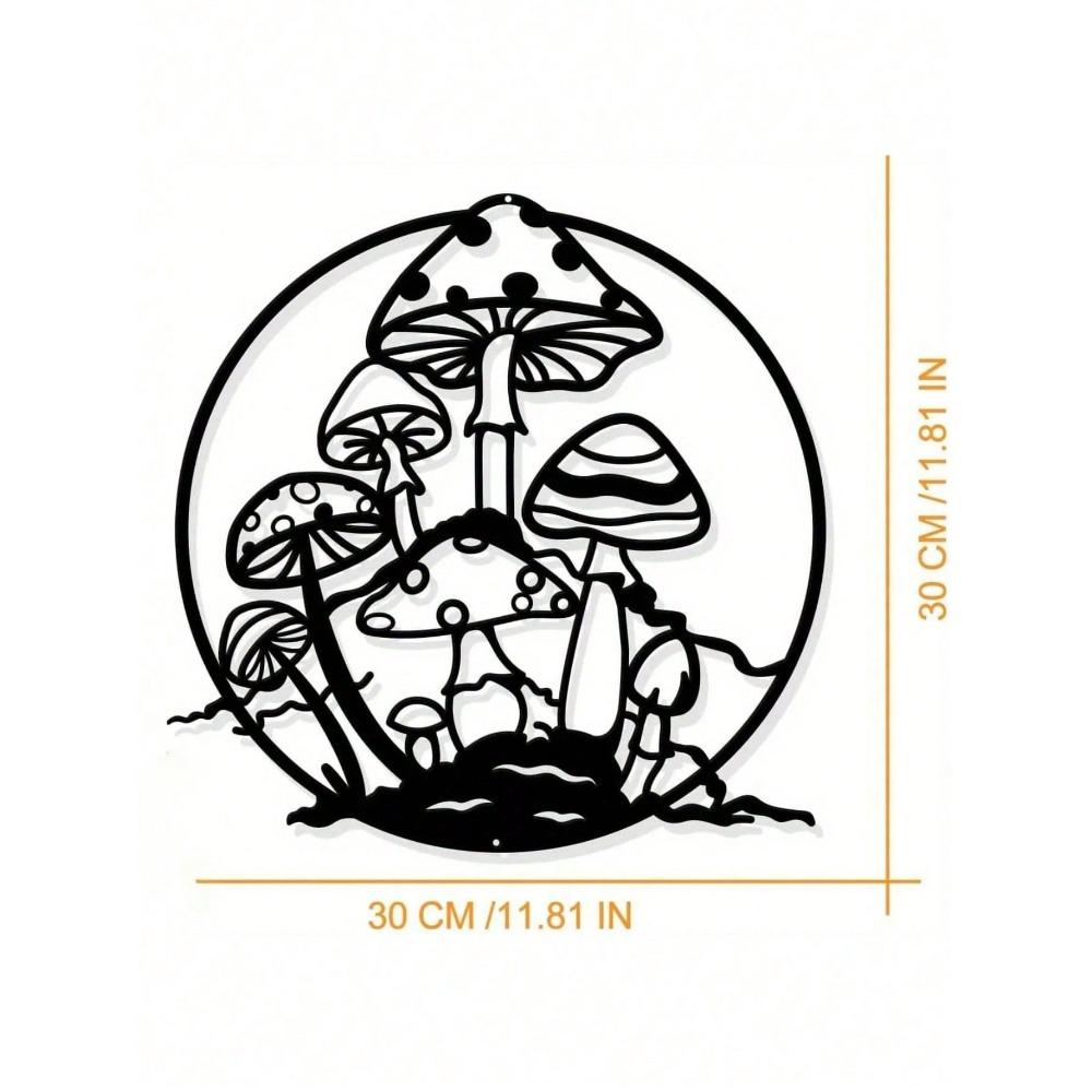 Round Iron Wall Decor with Black Floral Design for Living Room Bedroom Home Decoration Gift 30x30
Round Iron Wall Decor with Black Floral Design for Living Room Bedroom Home Decoration Gift 30x30