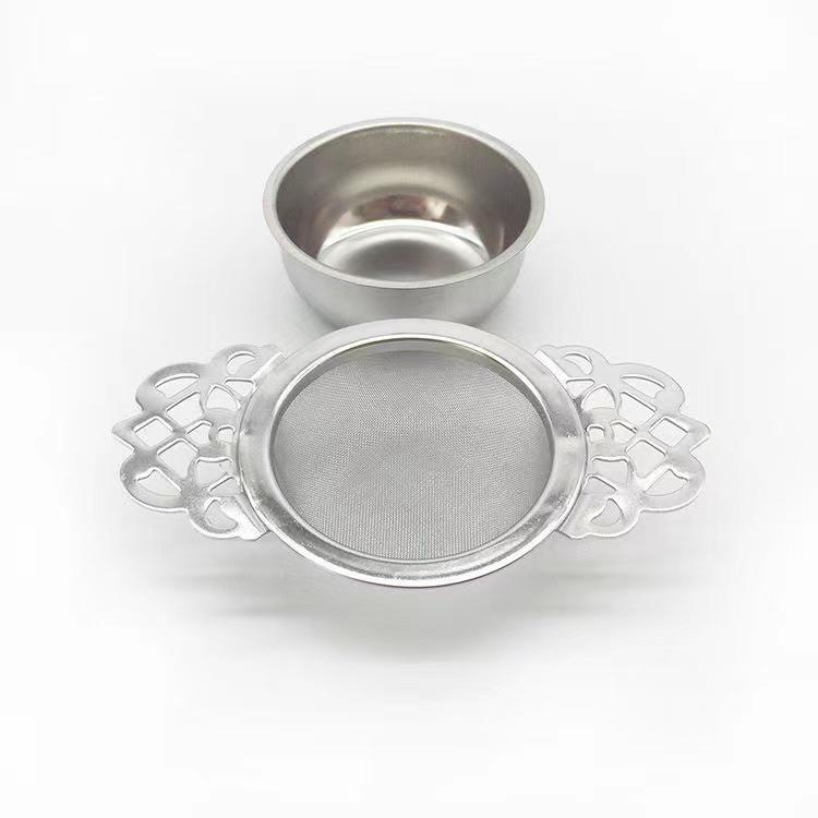 Lace Creative Stainless Steel Tea Infuser with Double Ear Strainer and Base
Lace Creative Stainless Steel Tea Infuser with Double Ear Strainer and Base