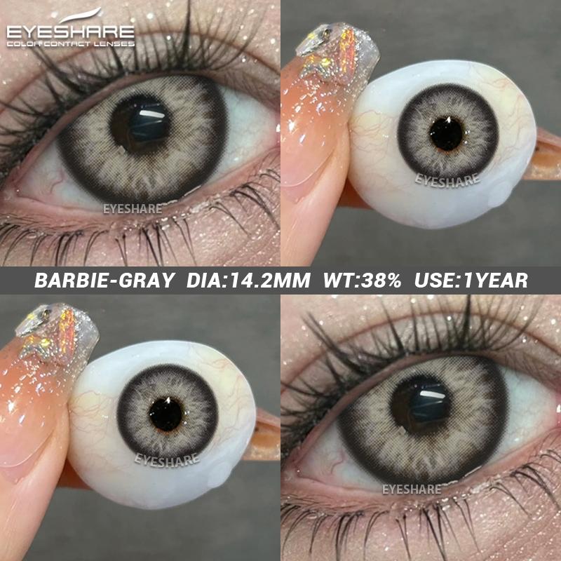 EYESHARE Натуральные цветные контактные линзы для глаз 2 шт.(1 пара) Линзы серии Barbie годного использования
EYESHARE Натуральные цветные контактные линзы для глаз 2 шт.(1 пара) Линзы серии Barbie годного использования