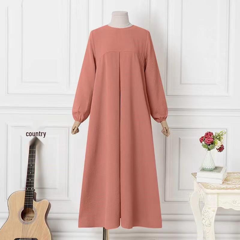 2024 Повседневное платье для мусульманок с Ближнего Востока, однотонное, пэчворк, с эластичными манжетами 3XL розовый
2024 Повседневное платье для мусульманок с Ближнего Востока, однотонное, пэчворк, с эластичными манжетами 3XL розовый