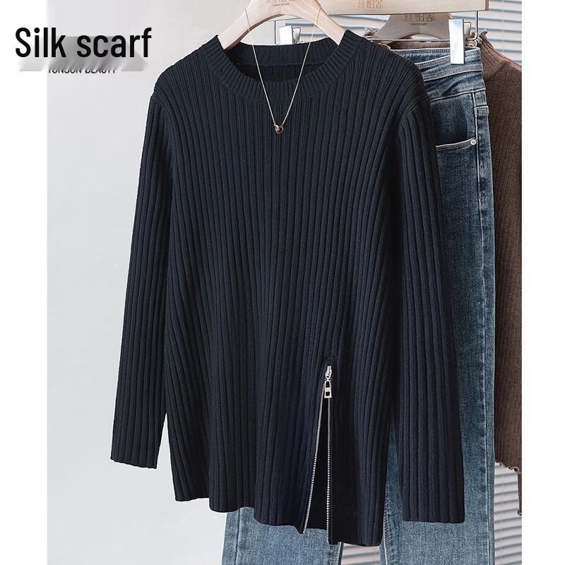 Sibaishe Women s Irregular Split Hem Round Neck Sweater S
Sibaishe Women s Irregular Split Hem Round Neck Sweater S