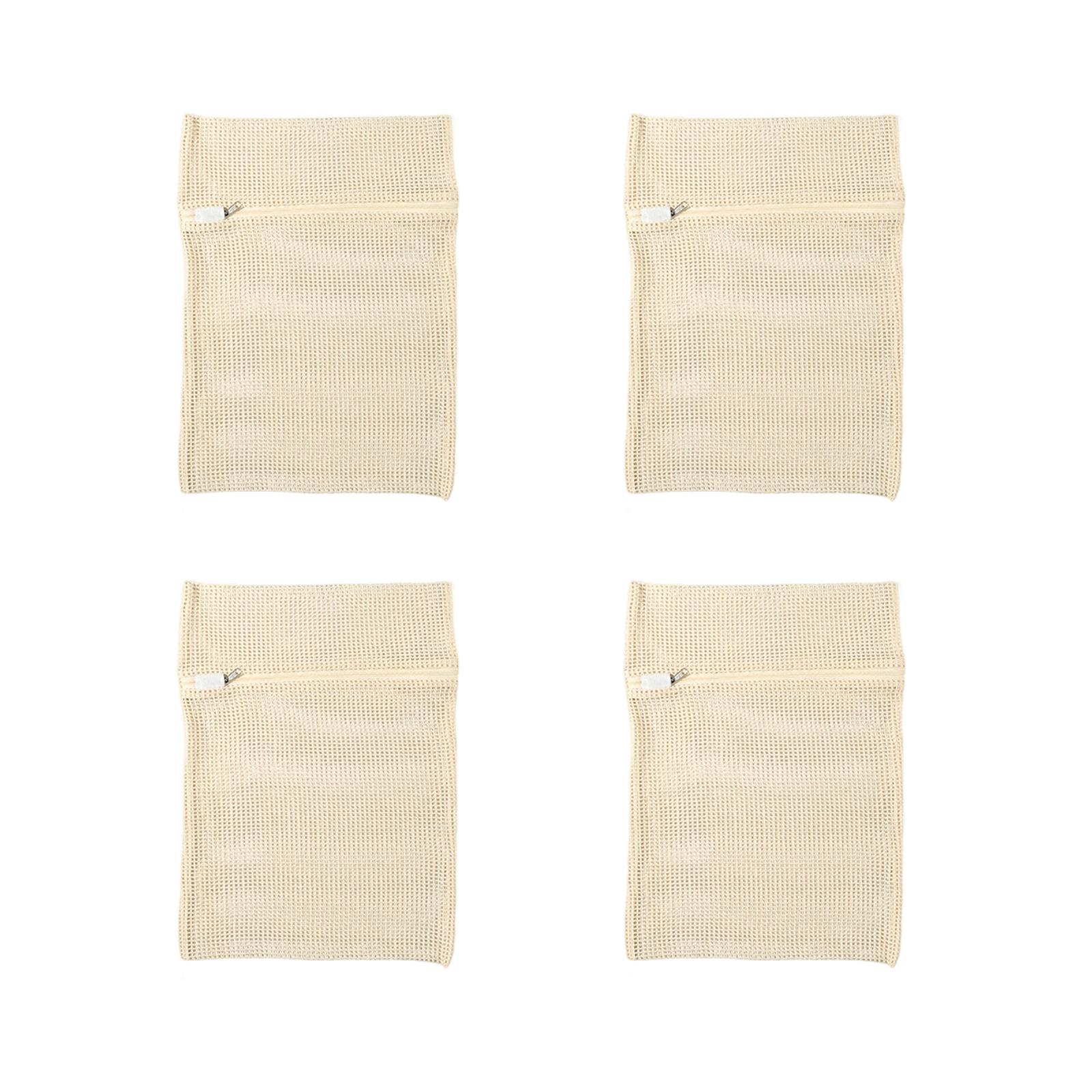 4PCS Thickened Cotton Garment Wash Bags Delicates Storage Solution Anti Deformation Washing Net with Sturdy Zippers M
4PCS Thickened Cotton Garment Wash Bags Delicates Storage Solution Anti Deformation Washing Net with Sturdy Zippers M