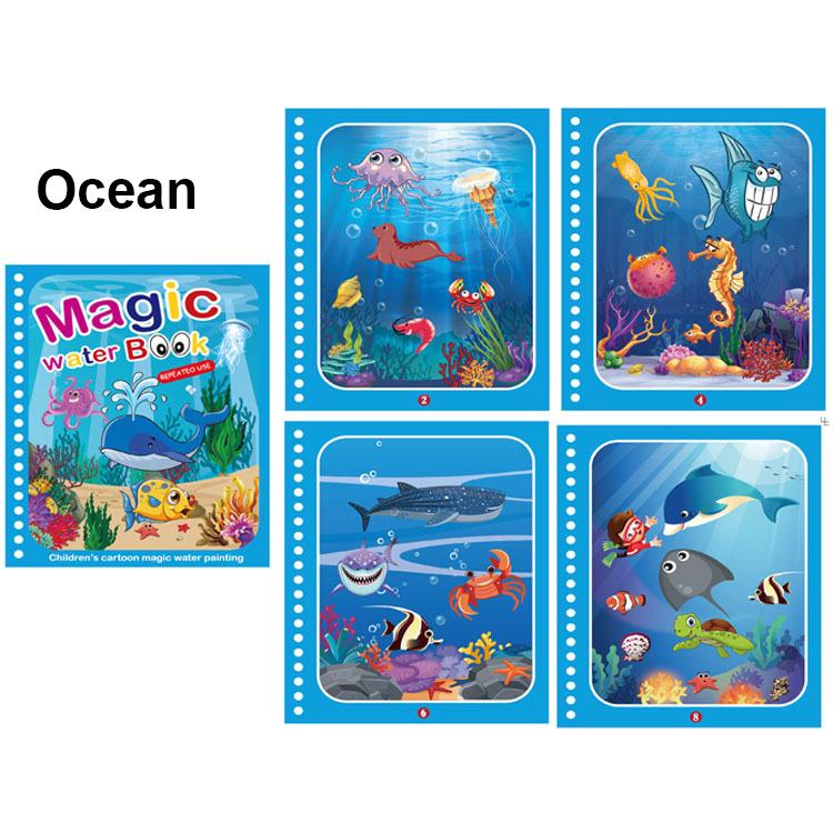 Magic Water Painting Book For Kids Baby Games Toys Montessori Coloring Books Baby Paint Educational Toys For Baby 1 2 3 Years
Magic Water Painting Book For Kids Baby Games Toys Montessori Coloring Books Baby Paint Educational Toys For Baby 1 2 3 Years