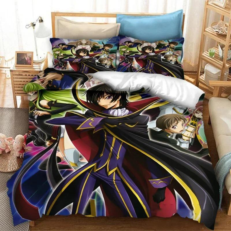 Fashion 3D Printed Anime Code Geass Duvet Cover Bedding Set Double Twin Full Queen King Adult Kids Bedclothes Quilt Cover EU Single 135x200cm
Fashion 3D Printed Anime Code Geass Duvet Cover Bedding Set Double Twin Full Queen King Adult Kids Bedclothes Quilt Cover EU Single 135x200cm