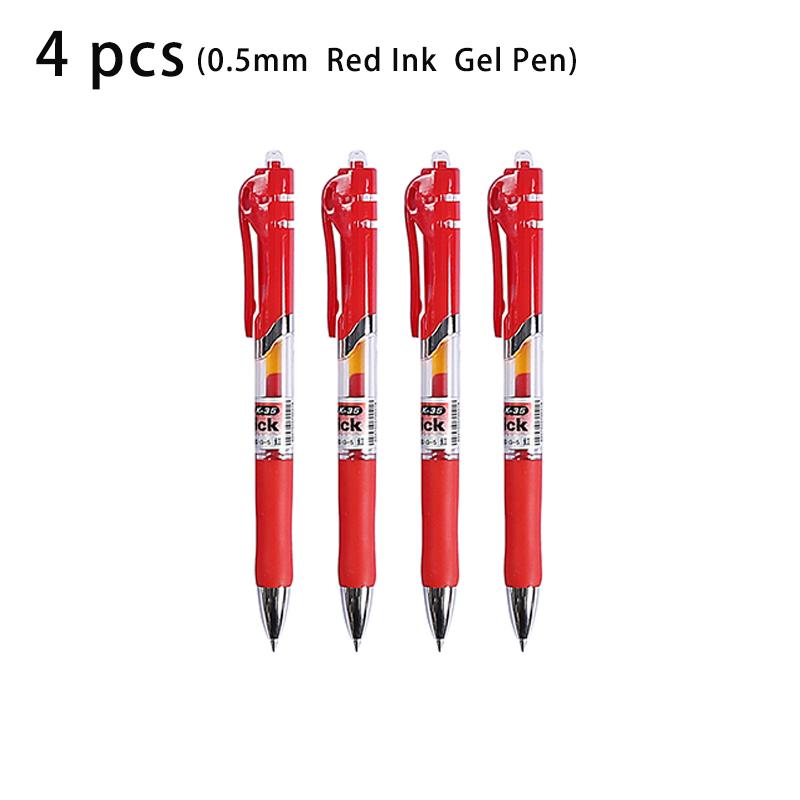 M&G 4pcs 0.5mm Black Blue Dark Blue Red Ink Gel Pen Signing Pen School Supplies Office Supplies Stationery Gift Office Pen Multi-Colored
M&G 4pcs 0.5mm Black Blue Dark Blue Red Ink Gel Pen Signing Pen School Supplies Office Supplies Stationery Gift Office Pen Multi-Colored