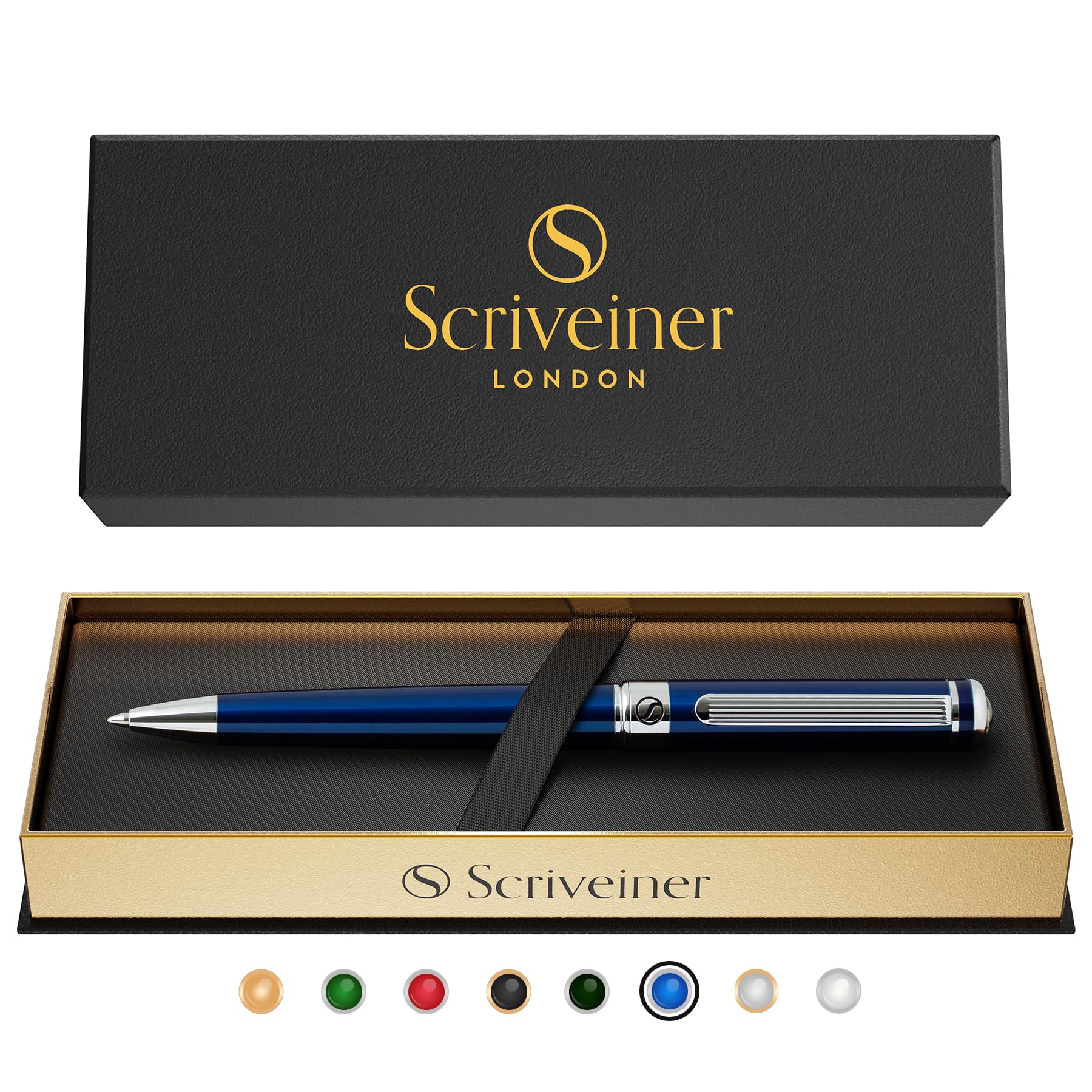 Scriveiner Ballpoint Premium Chrome Schmidt Black Best Ballpoint Pen Gift Set for Men and and Offices Professional Executive Nice Designer Pen, синий
Scriveiner Ballpoint Premium Chrome Schmidt Black Best Ballpoint Pen Gift Set for Men and and Offices Professional Executive Nice Designer Pen, синий