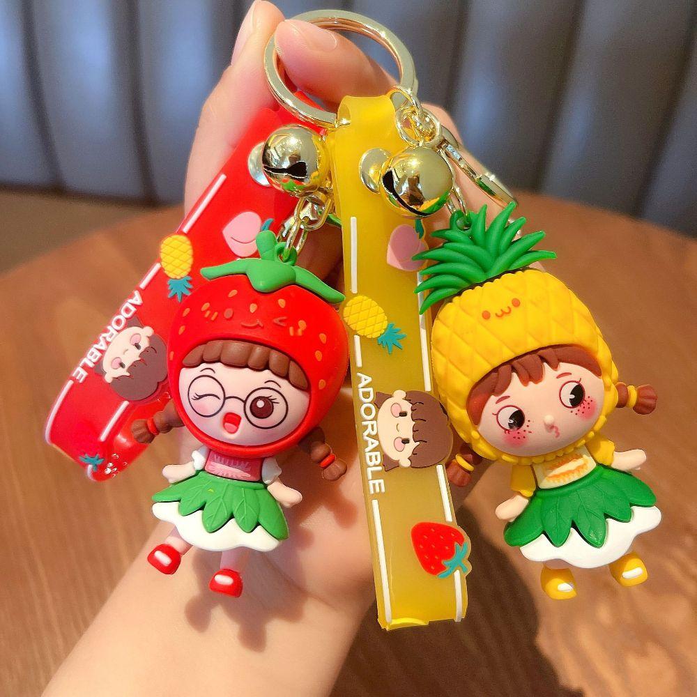 Doll Key Holder Car Key charms Backpack Pendant Bag Ornaments Wristlet Keychain Fruit Girl Keychain
Doll Key Holder Car Key charms Backpack Pendant Bag Ornaments Wristlet Keychain Fruit Girl Keychain