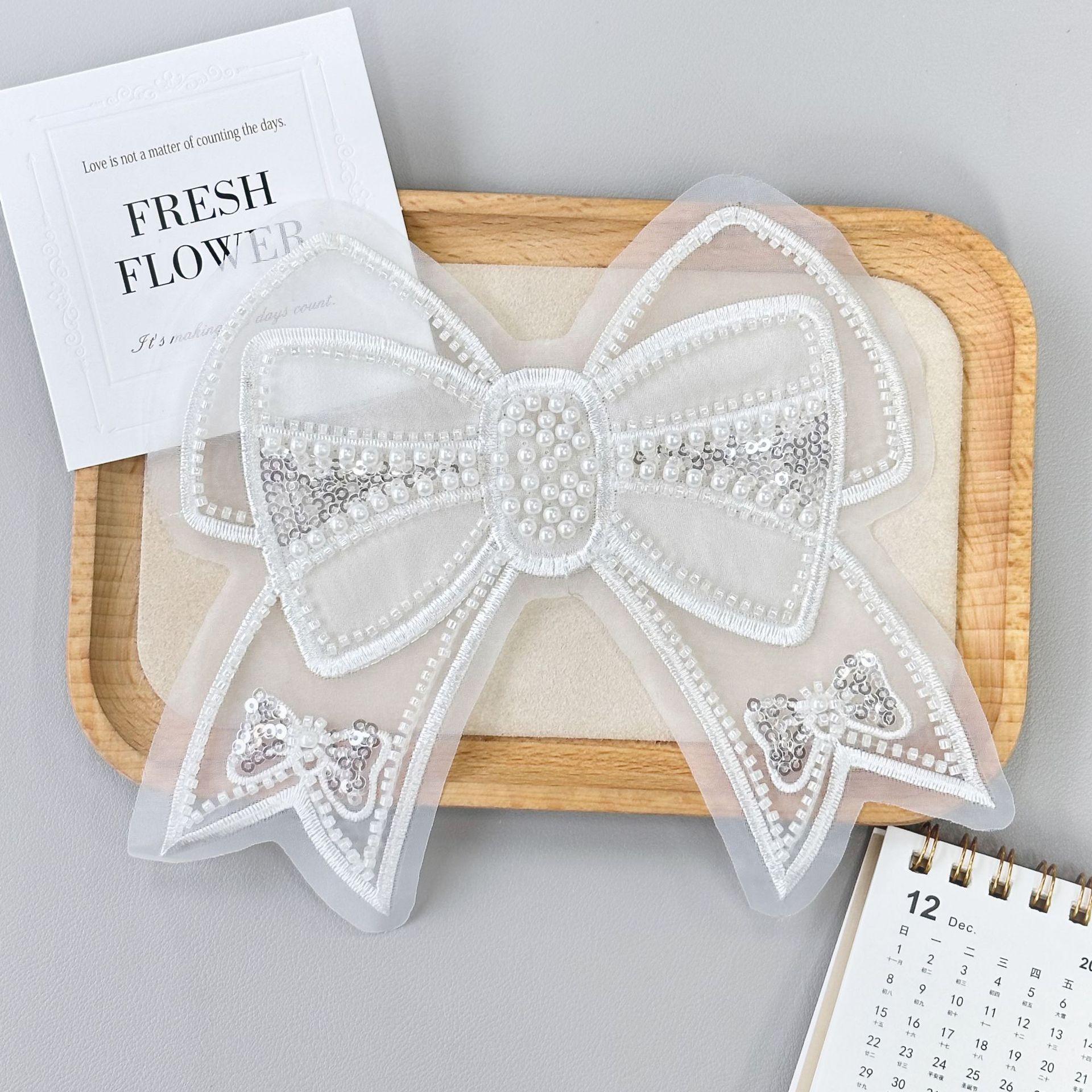 Eugen Yarn Embroidery Bead Sequined Bow Decoration Handmade Diy Clothing Dress Children S Clothing Cloth Sticker Accessories 55717 White
Eugen Yarn Embroidery Bead Sequined Bow Decoration Handmade Diy Clothing Dress Children S Clothing Cloth Sticker Accessories 55717 White