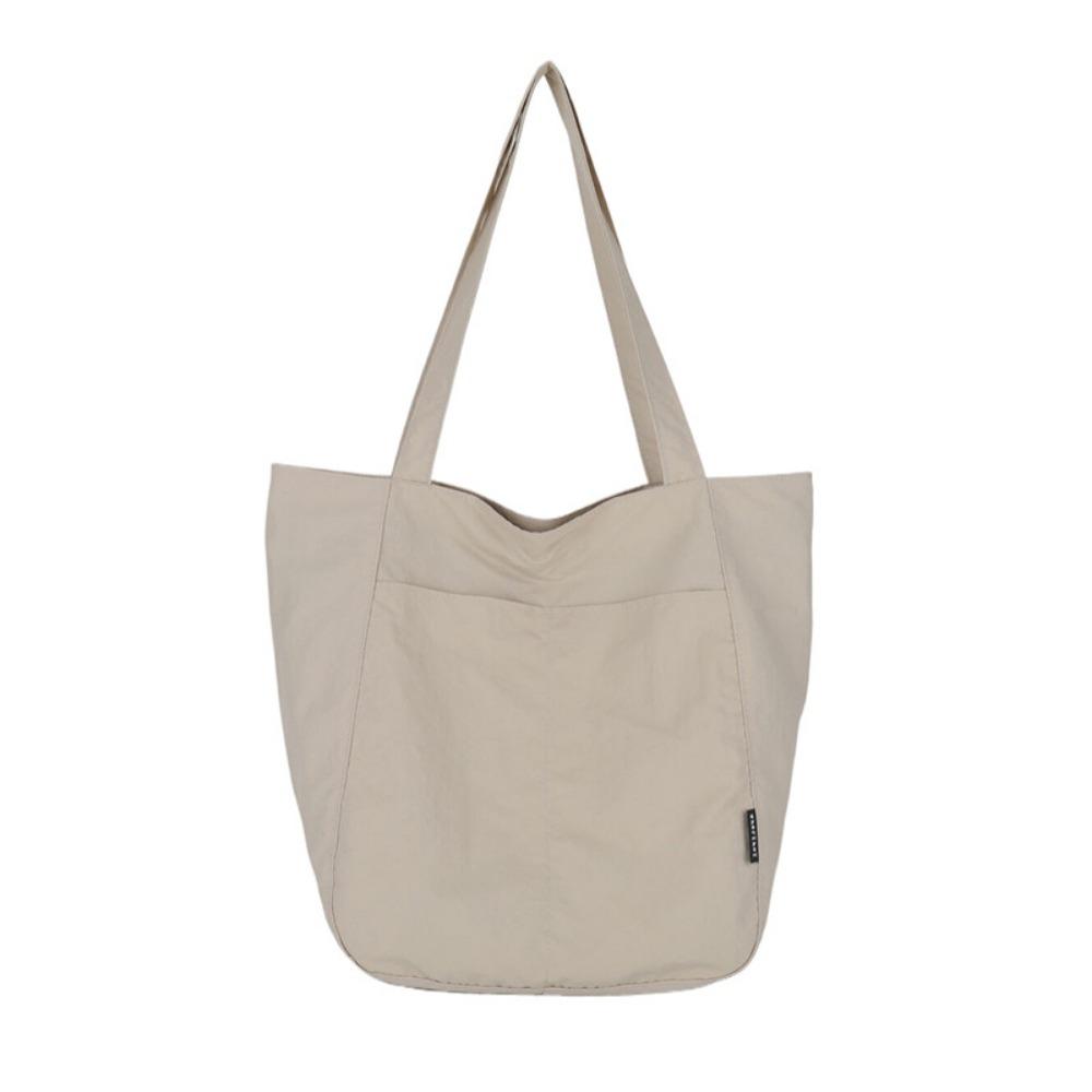 Casual Canvas Shoulder Bag Zipper Solid Color Nylon Tote Bag Large Capacity Waterproof Travel Handbag Top Handle Bag
Casual Canvas Shoulder Bag Zipper Solid Color Nylon Tote Bag Large Capacity Waterproof Travel Handbag Top Handle Bag