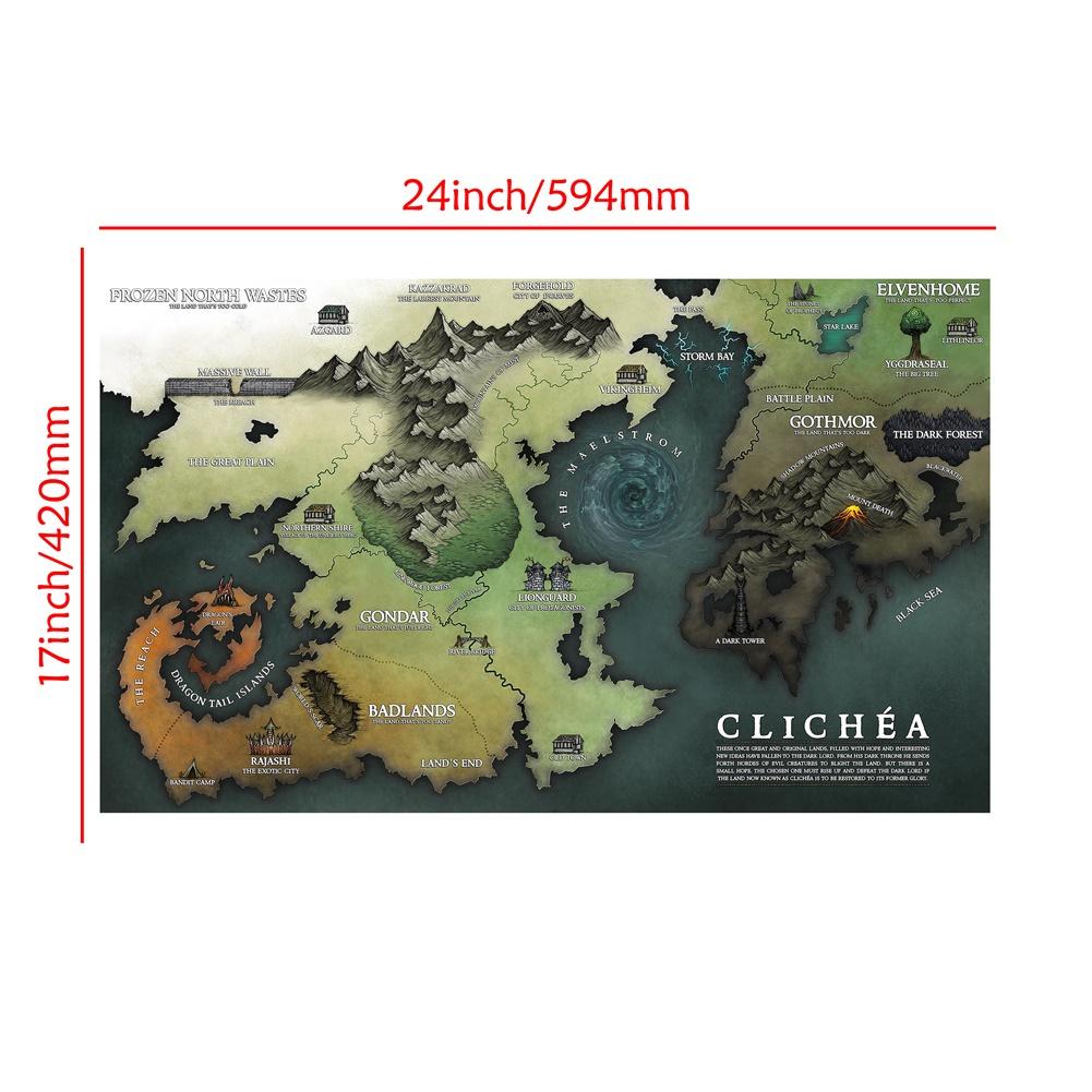 Ретро Карта--CLICHEA Постеры с Игровой Картой Безрамный Настенный Декор, Учеба, Географический Инструмент, Инструменты для Туризма/образования 59*42cm (24*17inch)
Ретро Карта--CLICHEA Постеры с Игровой Картой Безрамный Настенный Декор, Учеба, Географический Инструмент, Инструменты для Туризма/образования 59*42cm (24*17inch)