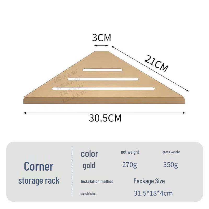Полиця кутова для душу з нержавіючої сталі 304, без свердління
Полиця кутова для душу з нержавіючої сталі 304, без свердління