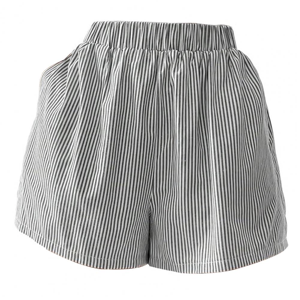 Летние женские шорты с полосатым принтом и высокой резинкой на талии, пижамные шорты, домашняя одежда, пляжные шорты, повседневные шорты для сна S серый
Летние женские шорты с полосатым принтом и высокой резинкой на талии, пижамные шорты, домашняя одежда, пляжные шорты, повседневные шорты для сна S серый