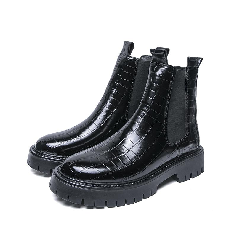 Men’s Retro Punk Thick Sole Platform Boots Black Chelsea Motorcycle Boots High Boots Plus Size EU:45
Men’s Retro Punk Thick Sole Platform Boots Black Chelsea Motorcycle Boots High Boots Plus Size EU:45