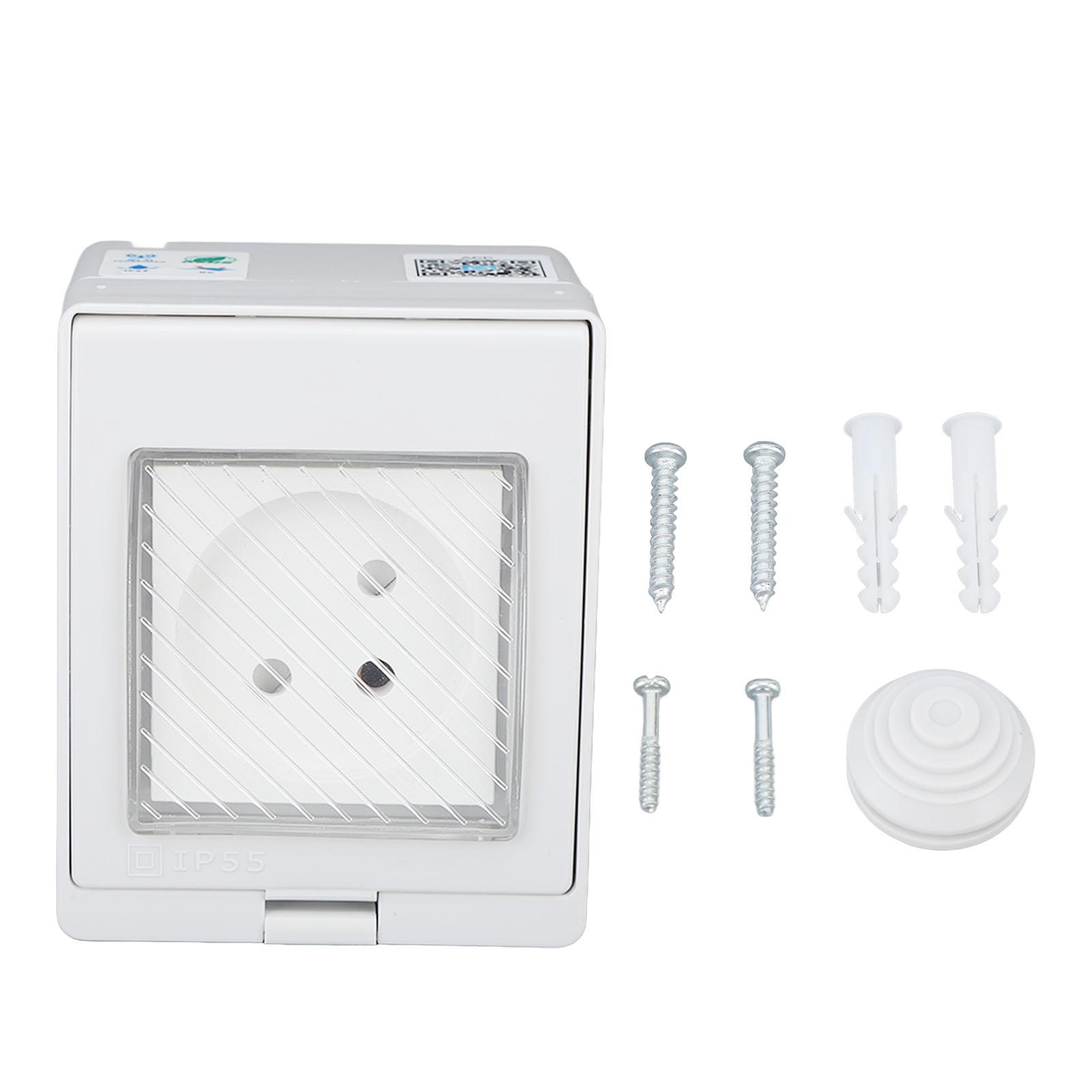 WiFi Smart Socket PC ABS IP55 Waterproof APP Remote Control Power Outlet for Bathroom Outdoor 100
WiFi Smart Socket PC ABS IP55 Waterproof APP Remote Control Power Outlet for Bathroom Outdoor 100