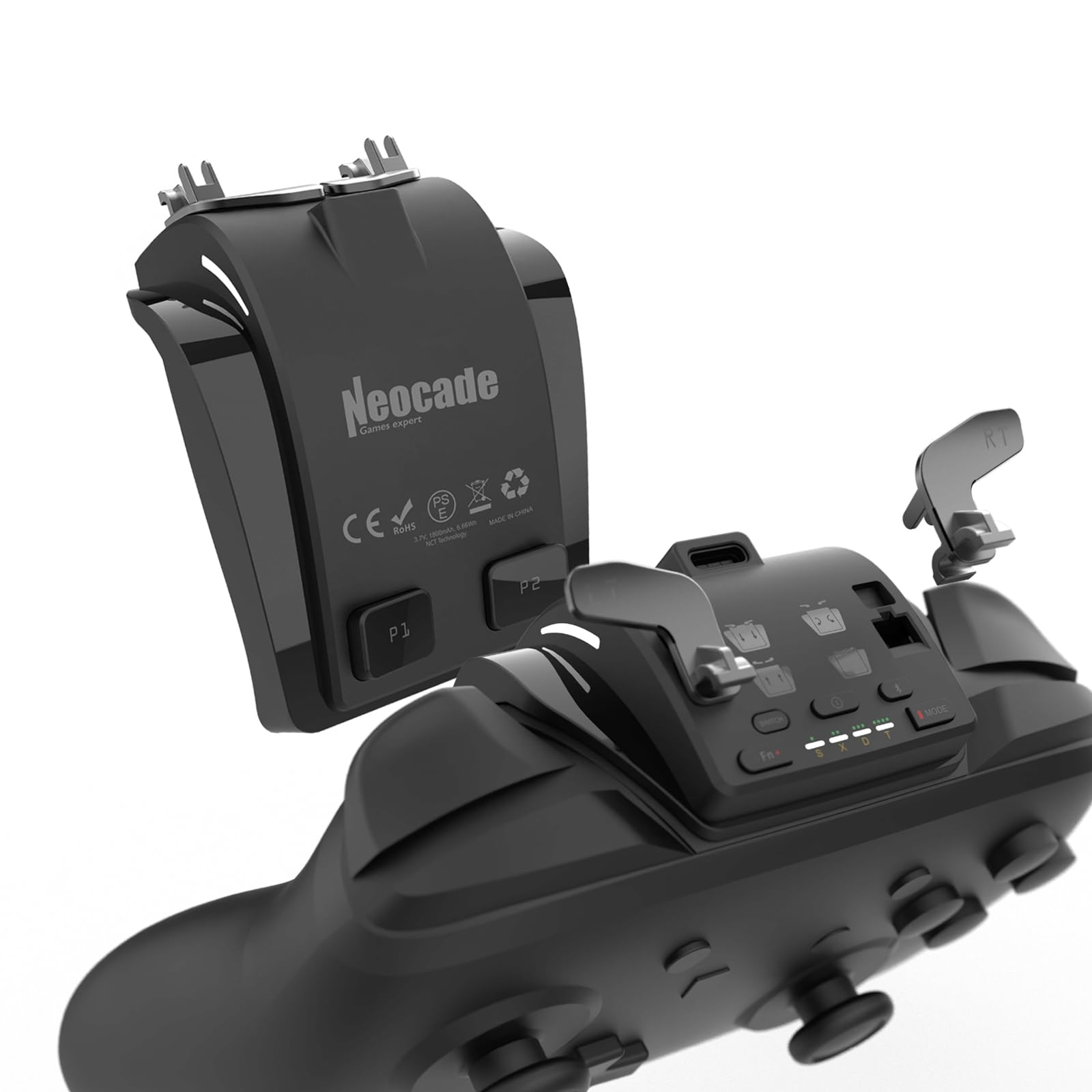 NEOCADE Extender for Switch Genuine Switch Pro Controller Equipped with magnetic detachable linear Continuous firing Back Macro Automatic turbo key
NEOCADE Extender for Switch Genuine Switch Pro Controller Equipped with magnetic detachable linear Continuous firing Back Macro Automatic turbo key