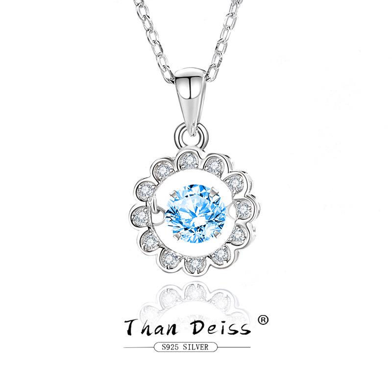 S925 Sterling Silver Daisy Pendant Necklace - Elegant Light Luxury Design Clavicle Chain for Birthday Gift 925 Sterling Silver
S925 Sterling Silver Daisy Pendant Necklace - Elegant Light Luxury Design Clavicle Chain for Birthday Gift 925 Sterling Silver